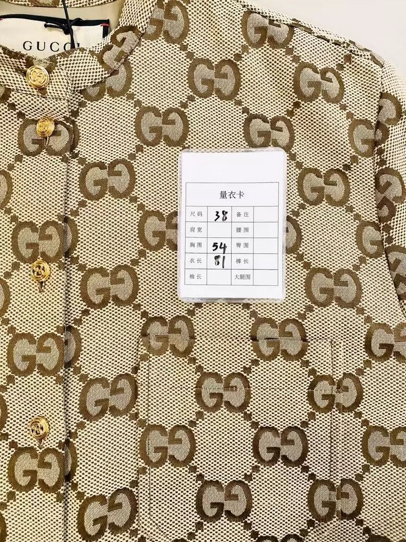 Gucci Gucci Size 38 Full logo canvas shirt jacket 2501-Nextarrow Size US XXS / EU 40 - 8 Thumbnail