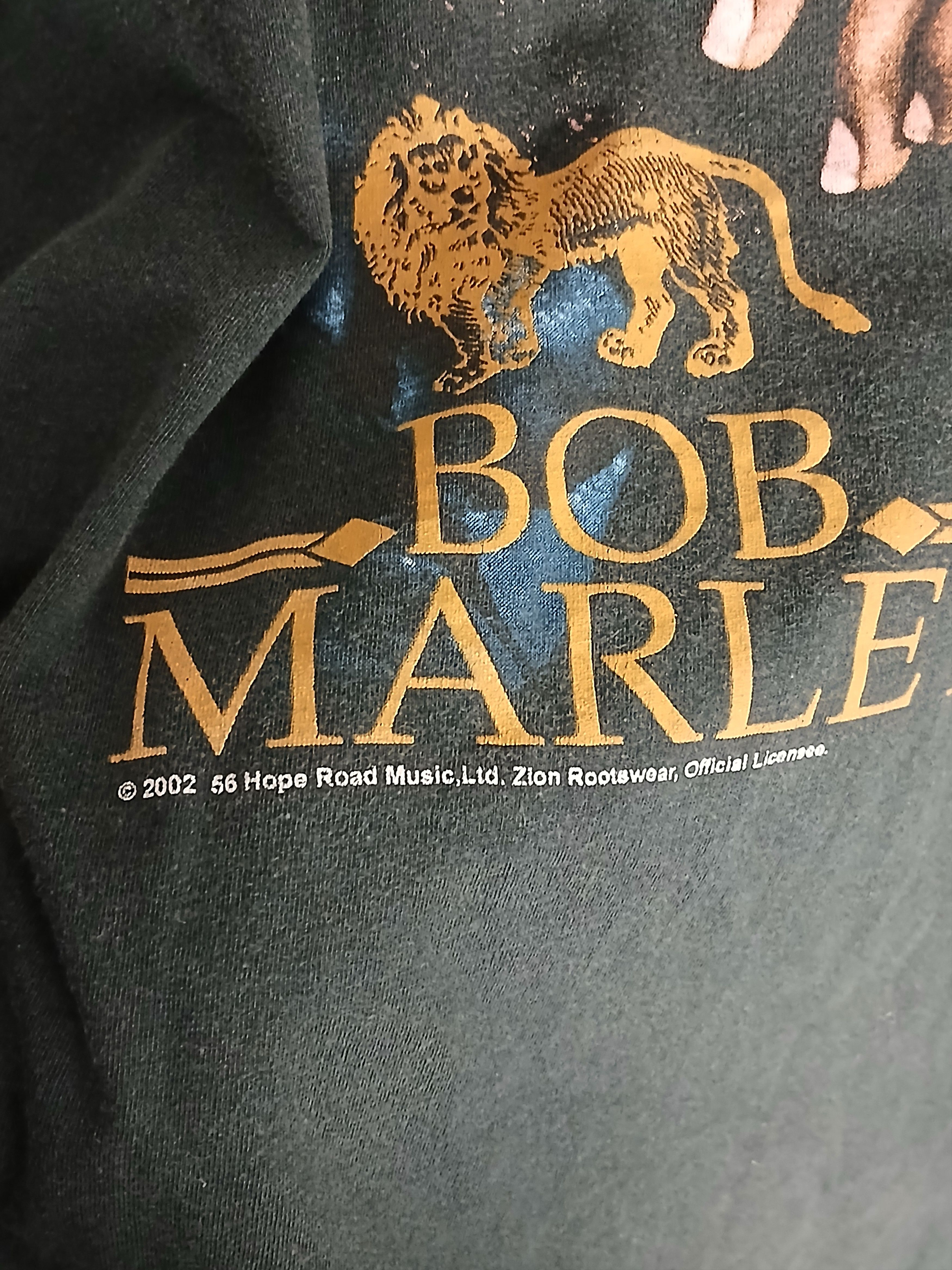 Band Tees Vintage 2002 Bob Marley T-Shirt Size US L / EU 52-54 / 3 - 5 Thumbnail