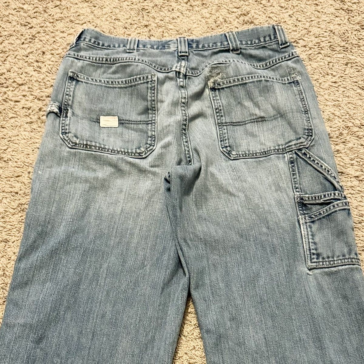Vintage VINTAGE THRASHED AND DISTRESSED OLD NAVY CARPENTER JEANS! Size US 34 / EU 50 - 5 Thumbnail