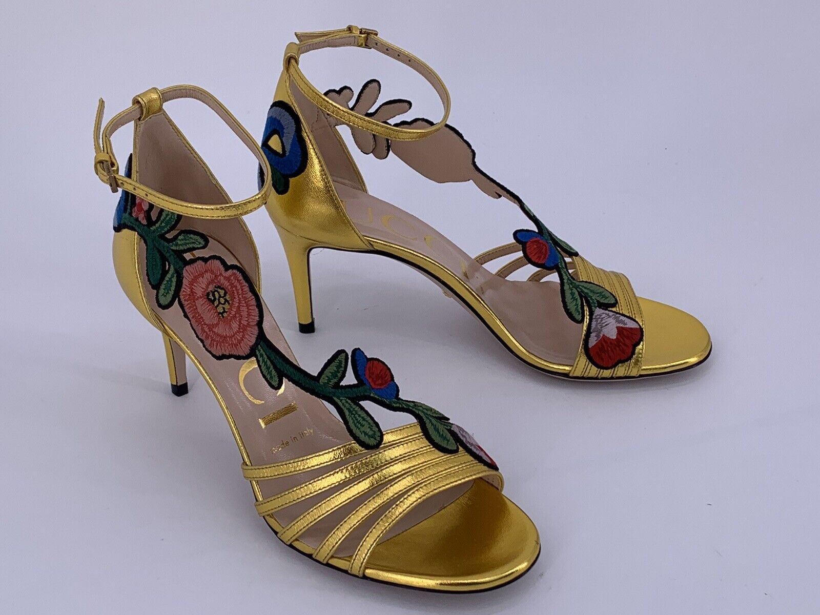 Gucci New Gucci Heels Sandalen Size IT-36,5 / US-6,5 Size US 6.5 / IT 36.5 - 3 Thumbnail