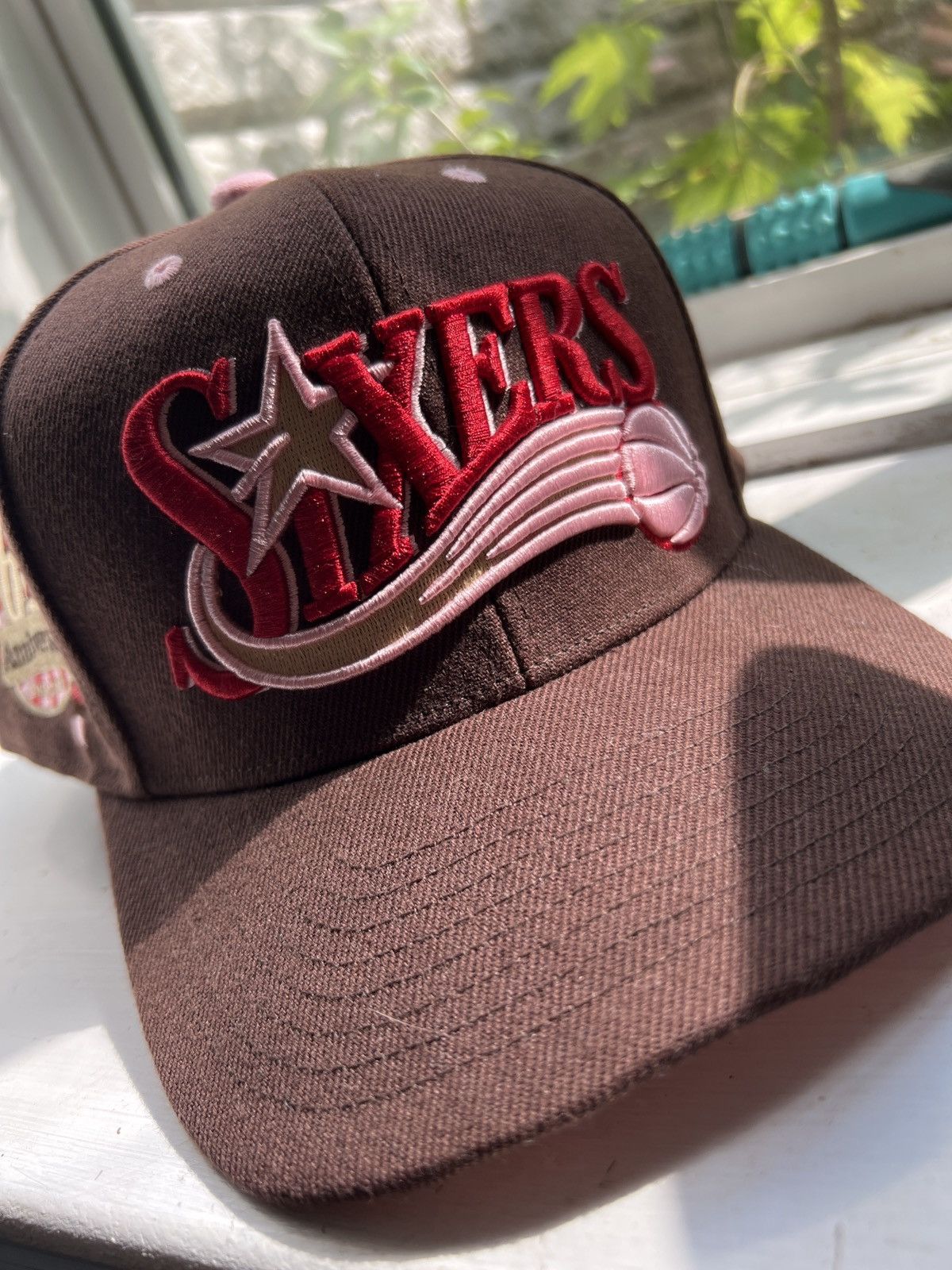 Mitchell & Ness Mitchell & Ness 76ers Fitted Hat, (7-3/8) size Size ONE SIZE - 2 Thumbnail