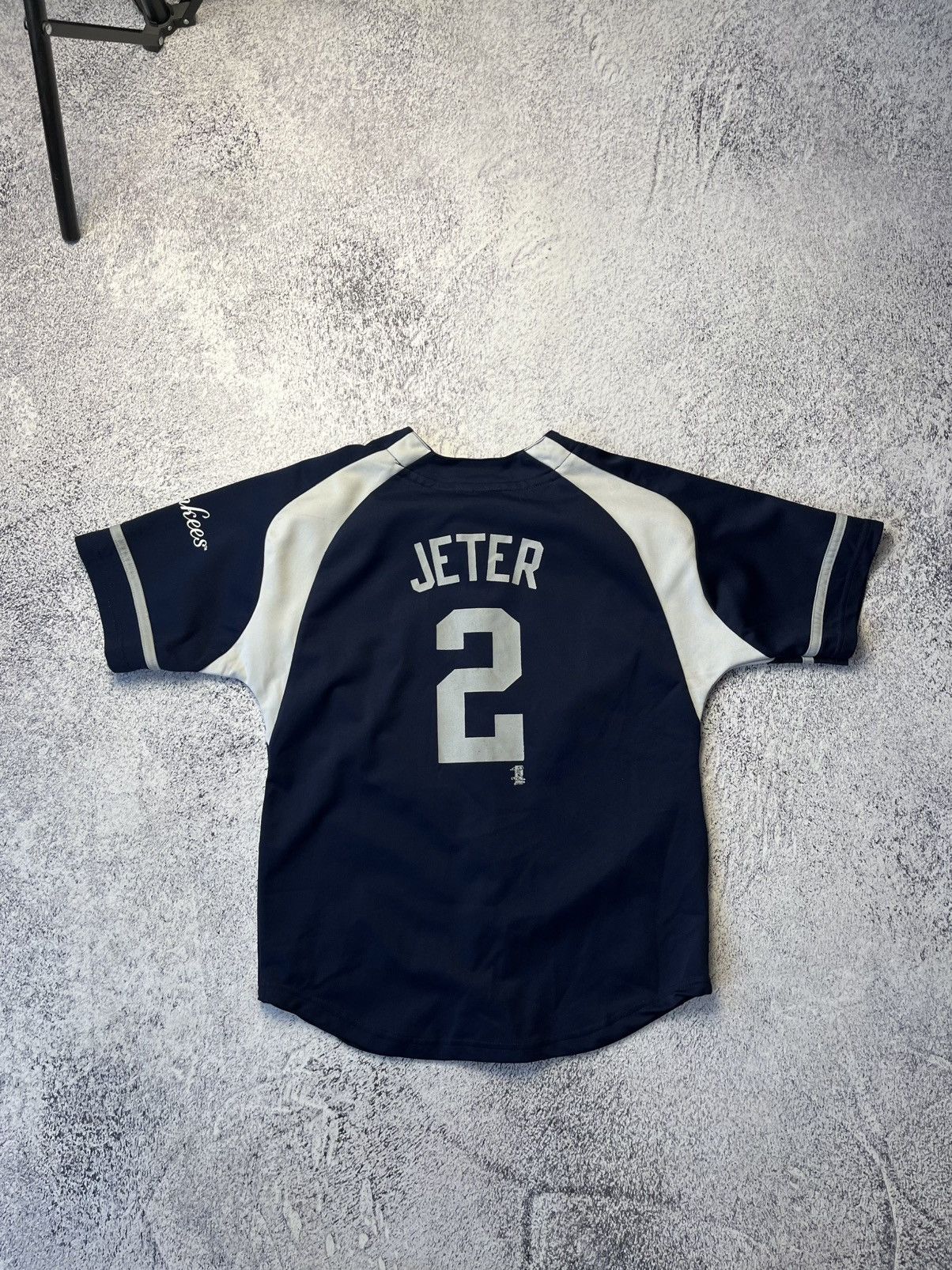 New York Yankees Vintage Adidas New York Yankees Junior Jersey #2 Jeter Size US XS / EU 42 / 0 - 13 Thumbnail