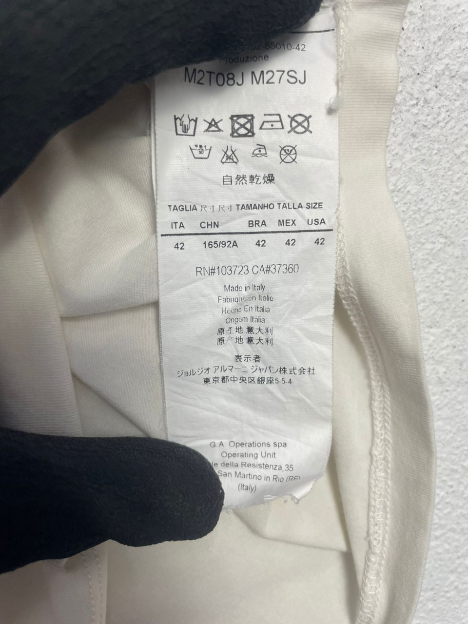 Designer × Emporio Armani Emporio Armani Tee Size M / US 6-8 / IT 42-44 - 5 Thumbnail