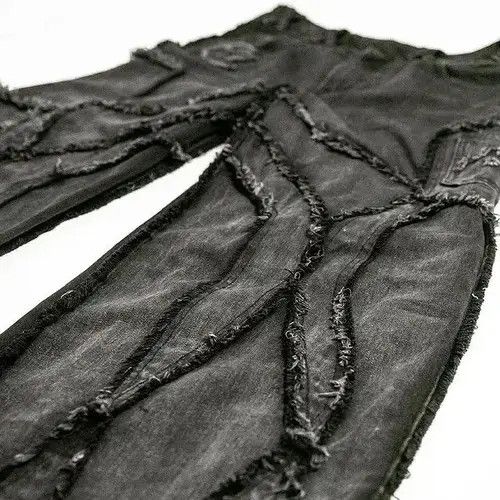 Japanese Brand Oversize Jeans Hip Hop Casual Loose Wide Leg Punk Rock Style Size US 32 / EU 48 - 2 Thumbnail