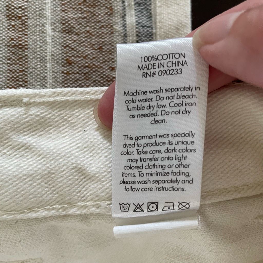 Pacsun PacSun White Cargo Dad Jeans $60 28 Size 28" / US 6 / IT 42 - 9 Thumbnail