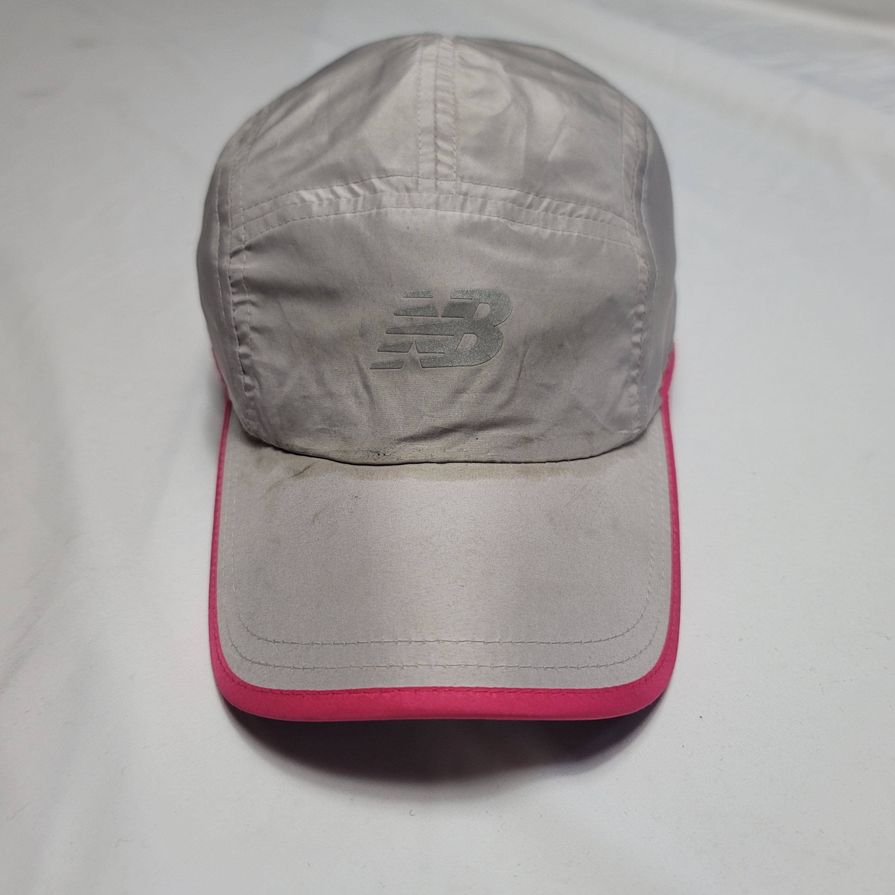 New Balance New Balance Reflective Grey & Pink Cap Size ONE SIZE - 3 Thumbnail