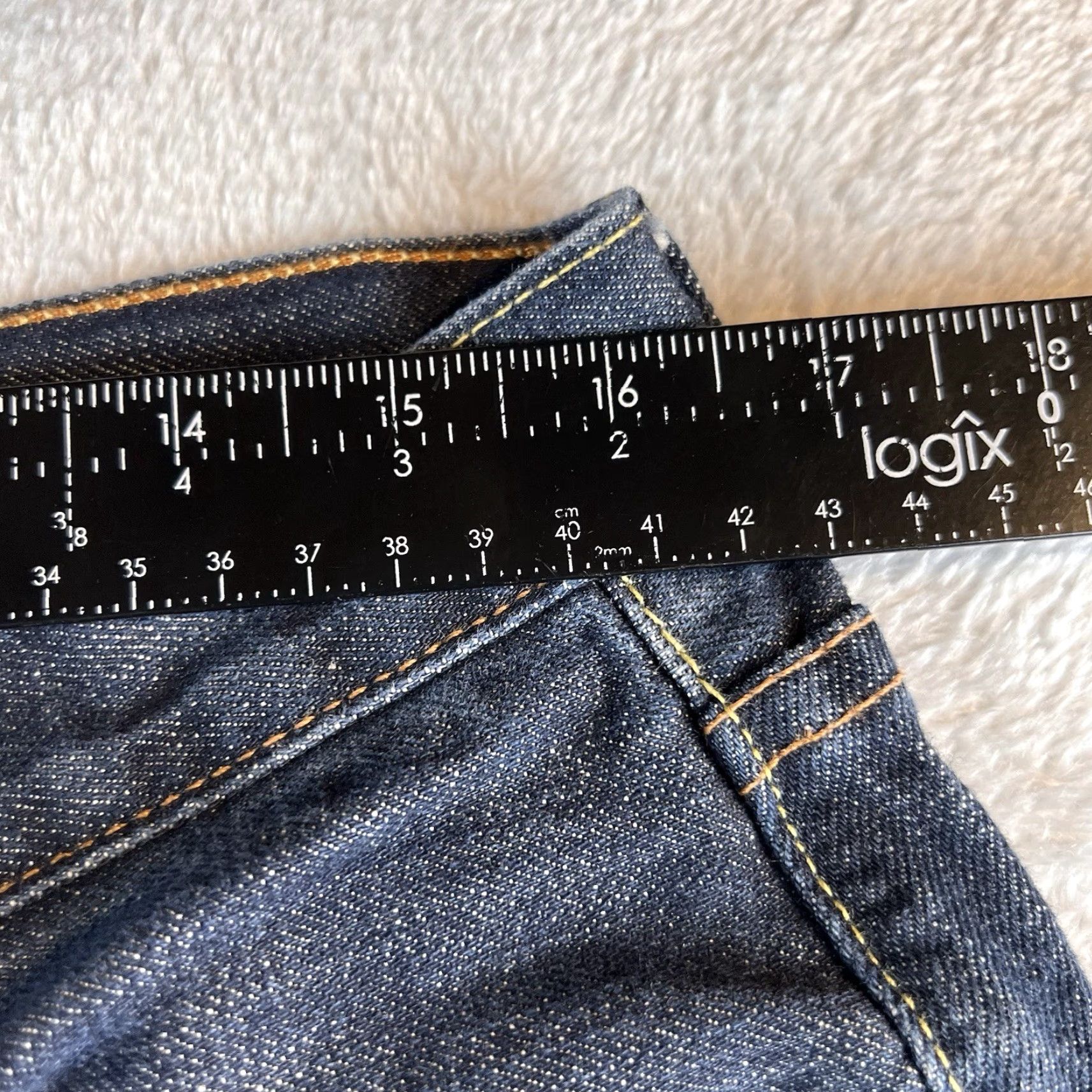 Lucky Brand Lucky Brand Jeans Mens 34 Short Blue Straight 5-Pocket Denim Cotton Regular 33x29 Vintage 361 Model Y2K Era Size US 34 / EU 50 - 7 Thumbnail