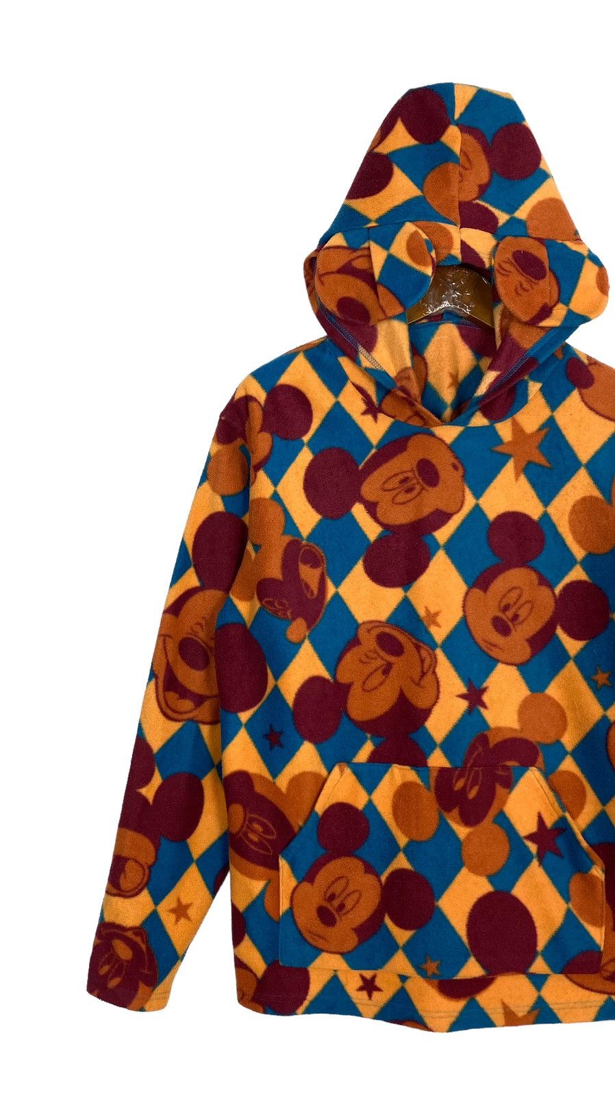 Disney Rare‼️ Disney Mickey Halloween Circus Fleece Hoodie Size M / US 6-8 / IT 42-44 - 2 Thumbnail