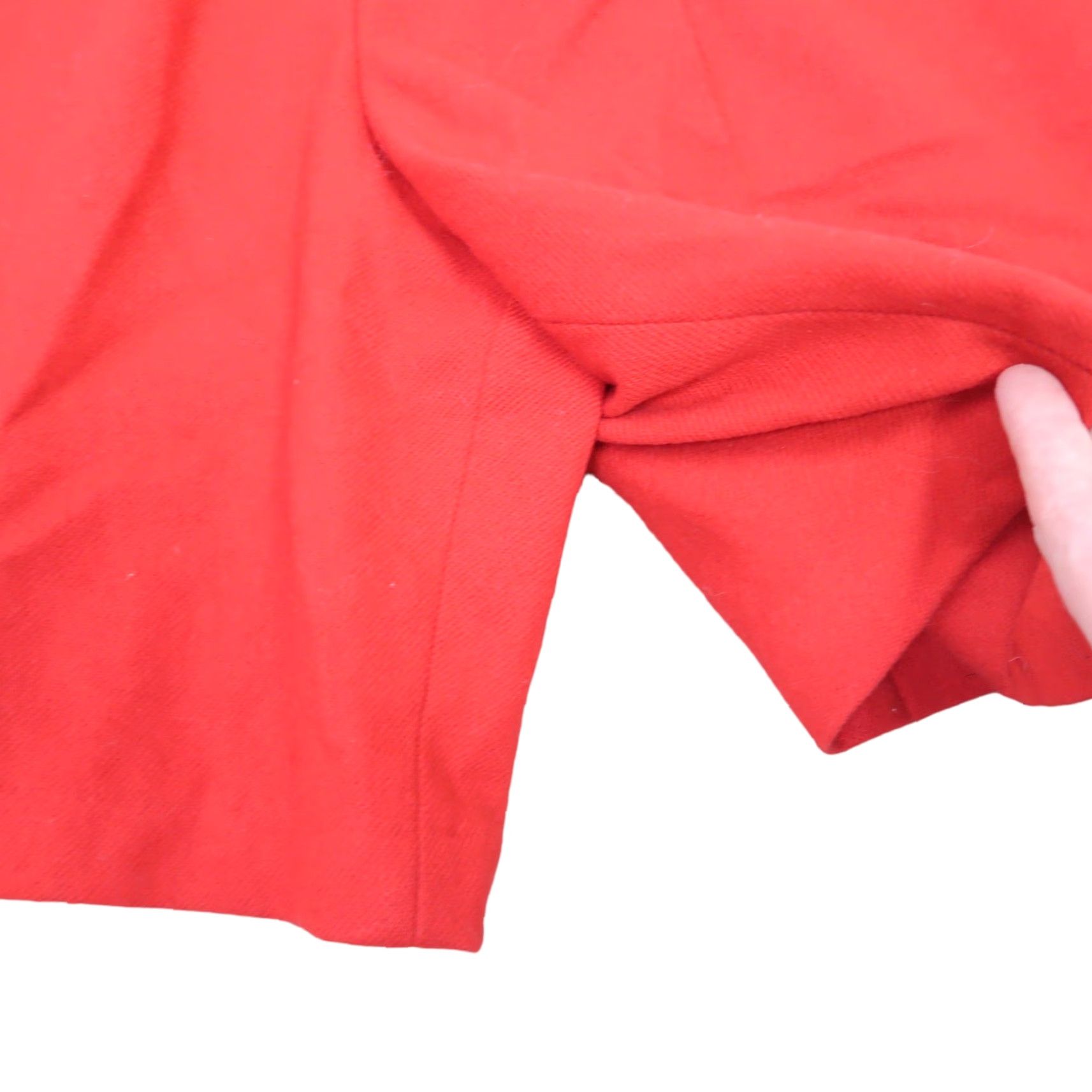Vintage VINTAGE Savannah Red Wool High Rise Mid Length Trouser Shorts 8 Women 8 Inseam 8 Fall Winter 80s 90s Workwear Casual Party/Cocktail Size 30" / US 8 / IT 44 - 4 Thumbnail