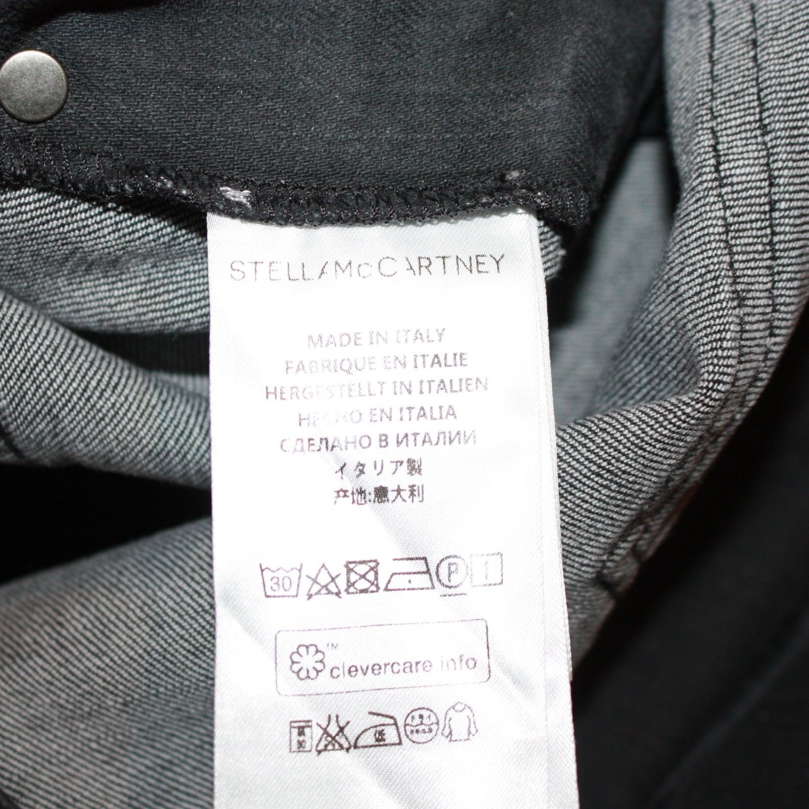Stella McCartney The Skinny Boyfriend Dungarees Soft Denim Overalls $975 Size 25" / US 0 / IT 36 - 12 Thumbnail