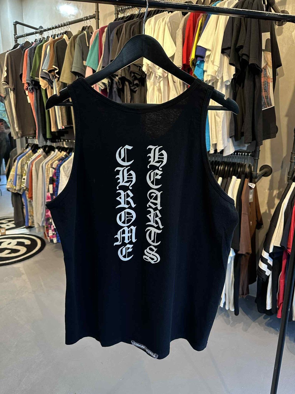 Chrome Hearts Chrome Hearts Vintage Vertical ScriptTank Top Size L / US 10 / IT 46 - 3 Thumbnail