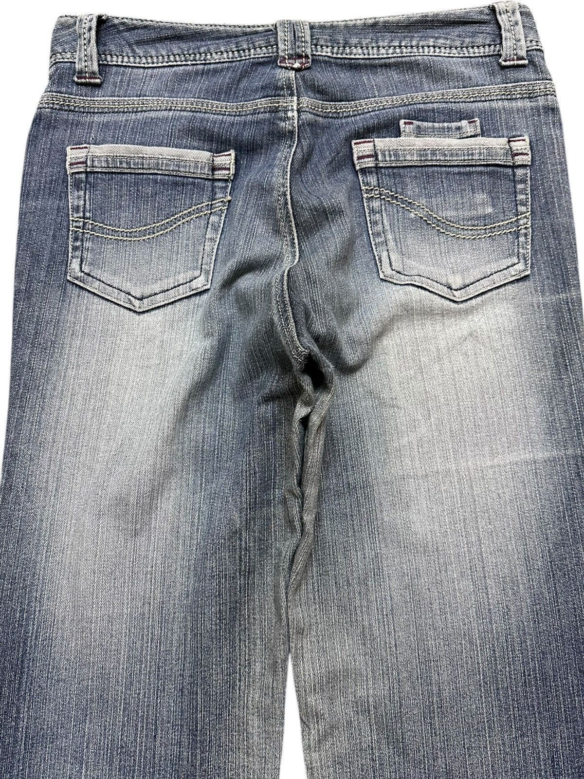 Japanese Brand Vintage Japanese Brand Flare Bush Pants Denim Size US 29 - 6 Thumbnail