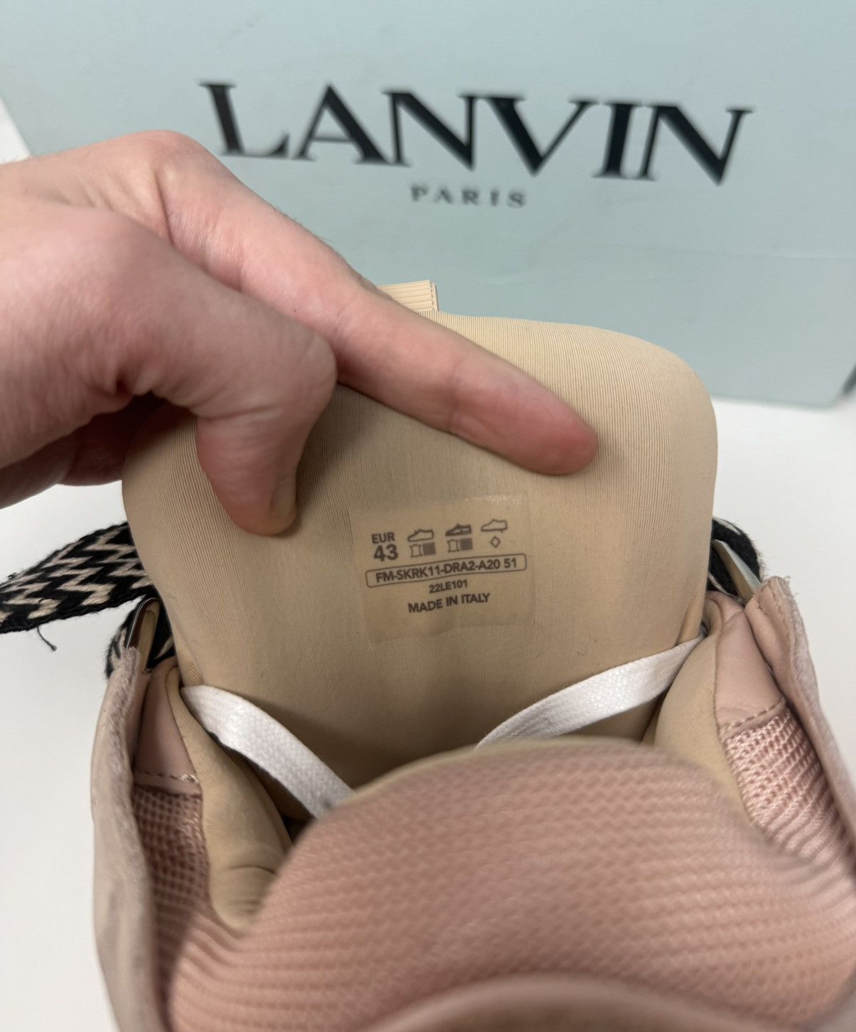 Lanvin Lanvin Curb Sneaker Pink Size US 10 / EU 43 - 7 Thumbnail
