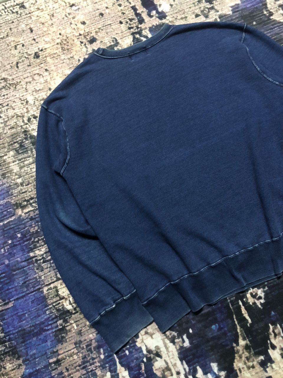 Japanese Brand Vintage 90s Milwork Fishing Camp'97' Indigo Sweatshirt Size US L / EU 52-54 / 3 - 8 Thumbnail