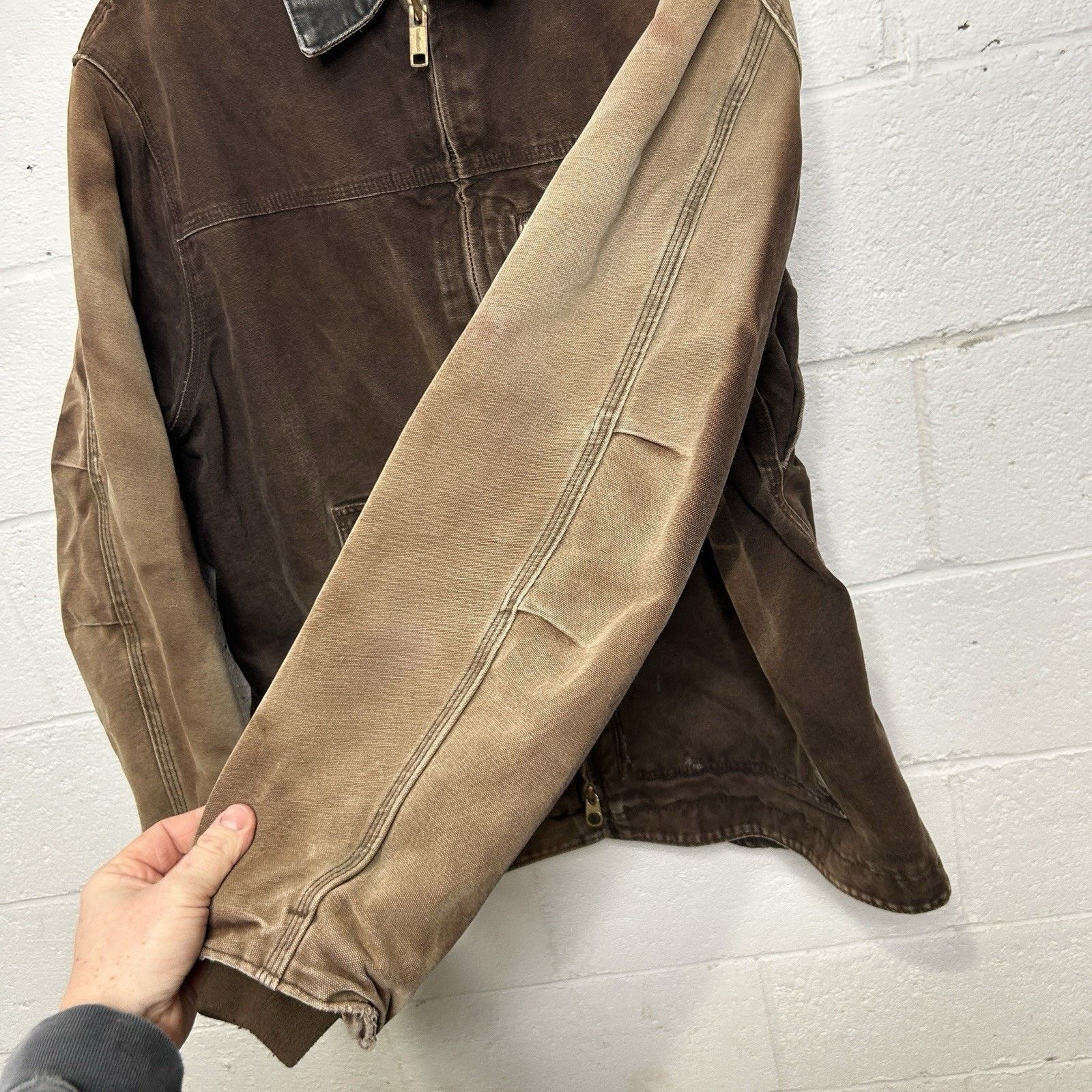 Carhartt Vintage Carhartt Sherpa-Lined Ridge Jacket “Dark Brown” C61 Size US XL / EU 56 / 4 - 6 Thumbnail