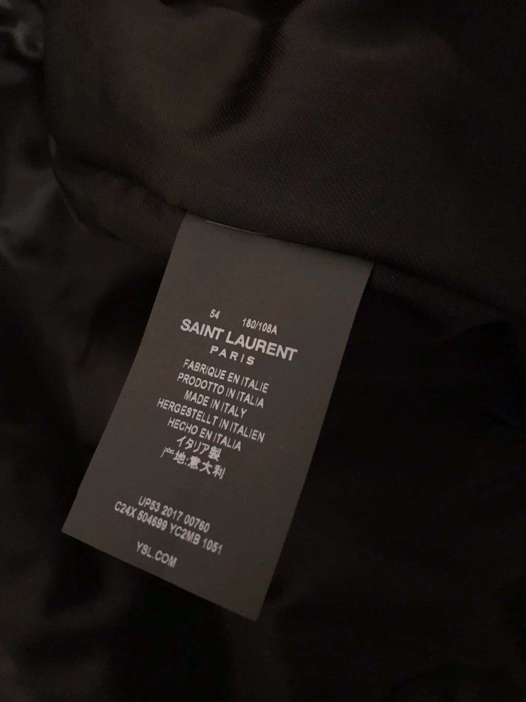 Saint Laurent Paris YSL wool leather panel teddy jacket 54 (small) Size XXL / US 16-18 / IT 52-54 - 4 Thumbnail