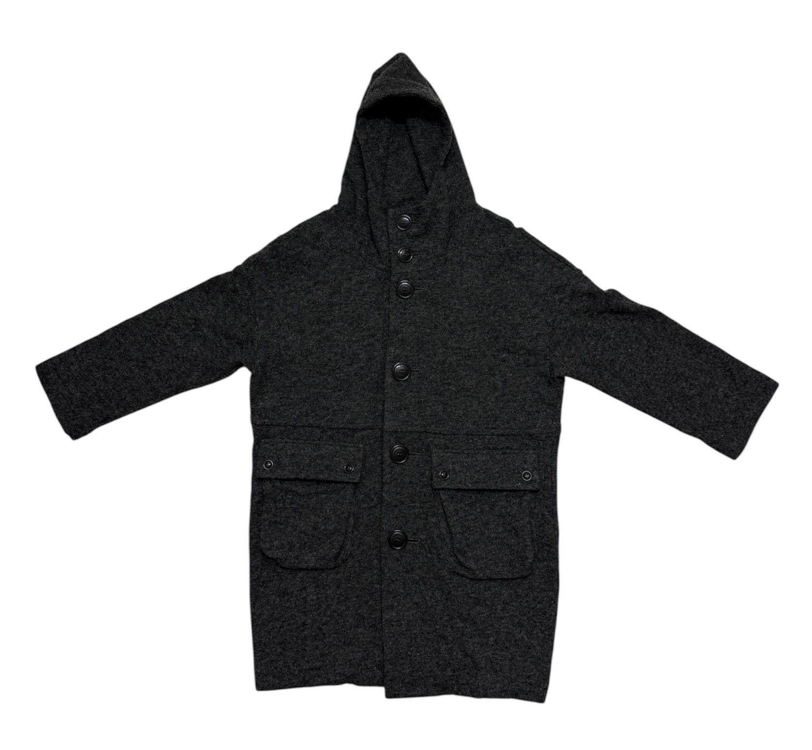 Issey Miyake Sunao Kuwahara Issey Miyake Hoodie Wool Jacket Size US M / EU 48-50 / 2 - 2 Thumbnail