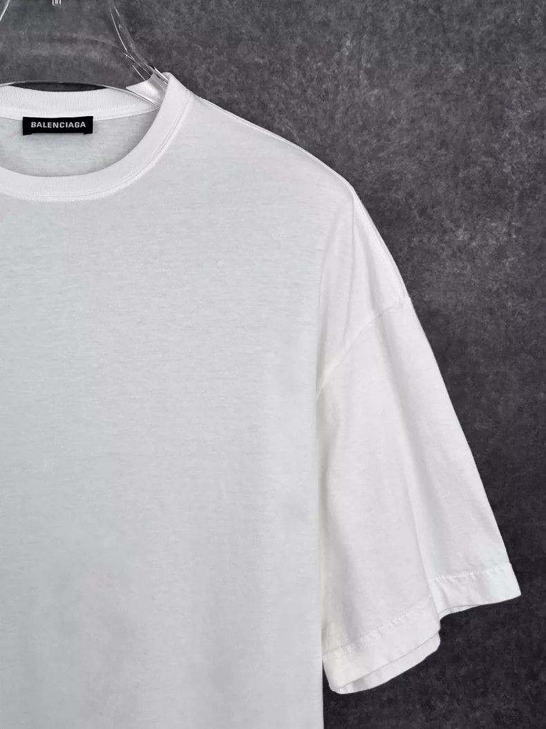 Balenciaga Balenciaga White Short Sleeve Casual T-Shirt-2506 Size US S / EU 44-46 / 1 - 5 Thumbnail