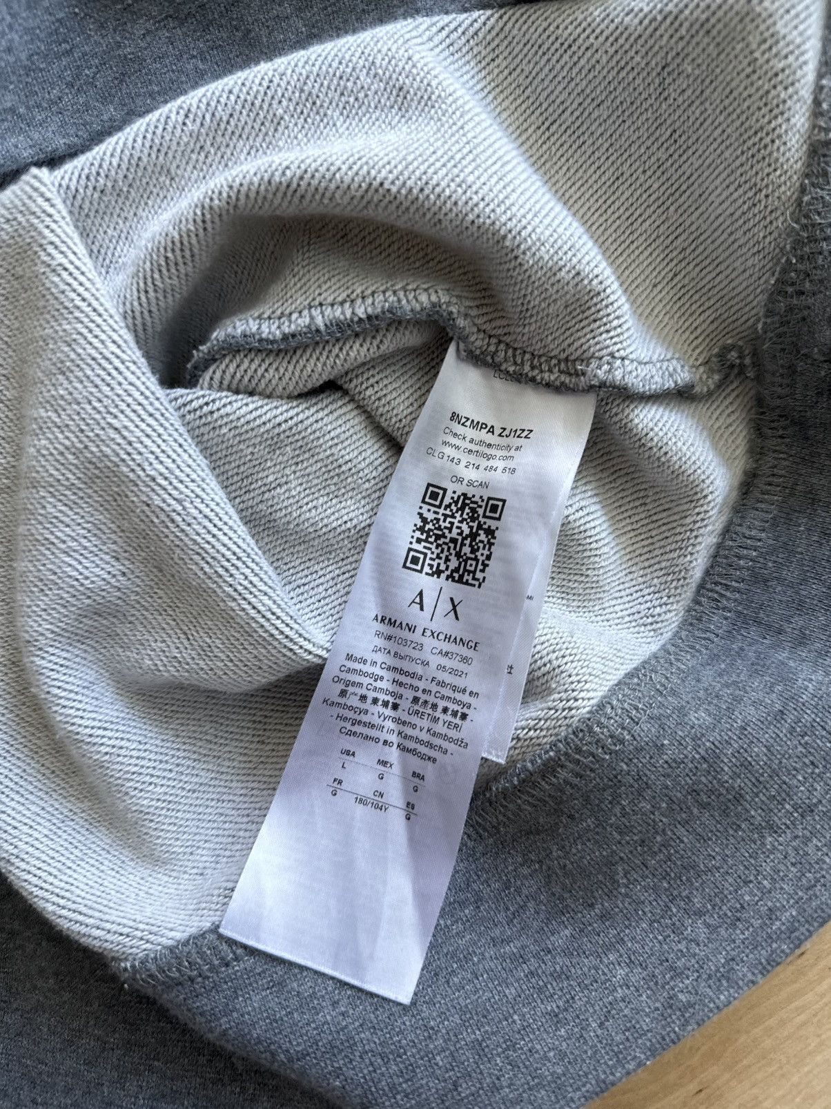 Armani Exchange Armani Exchange icon period logo crewneck sweatahirt Size US L / EU 52-54 / 3 - 6 Thumbnail