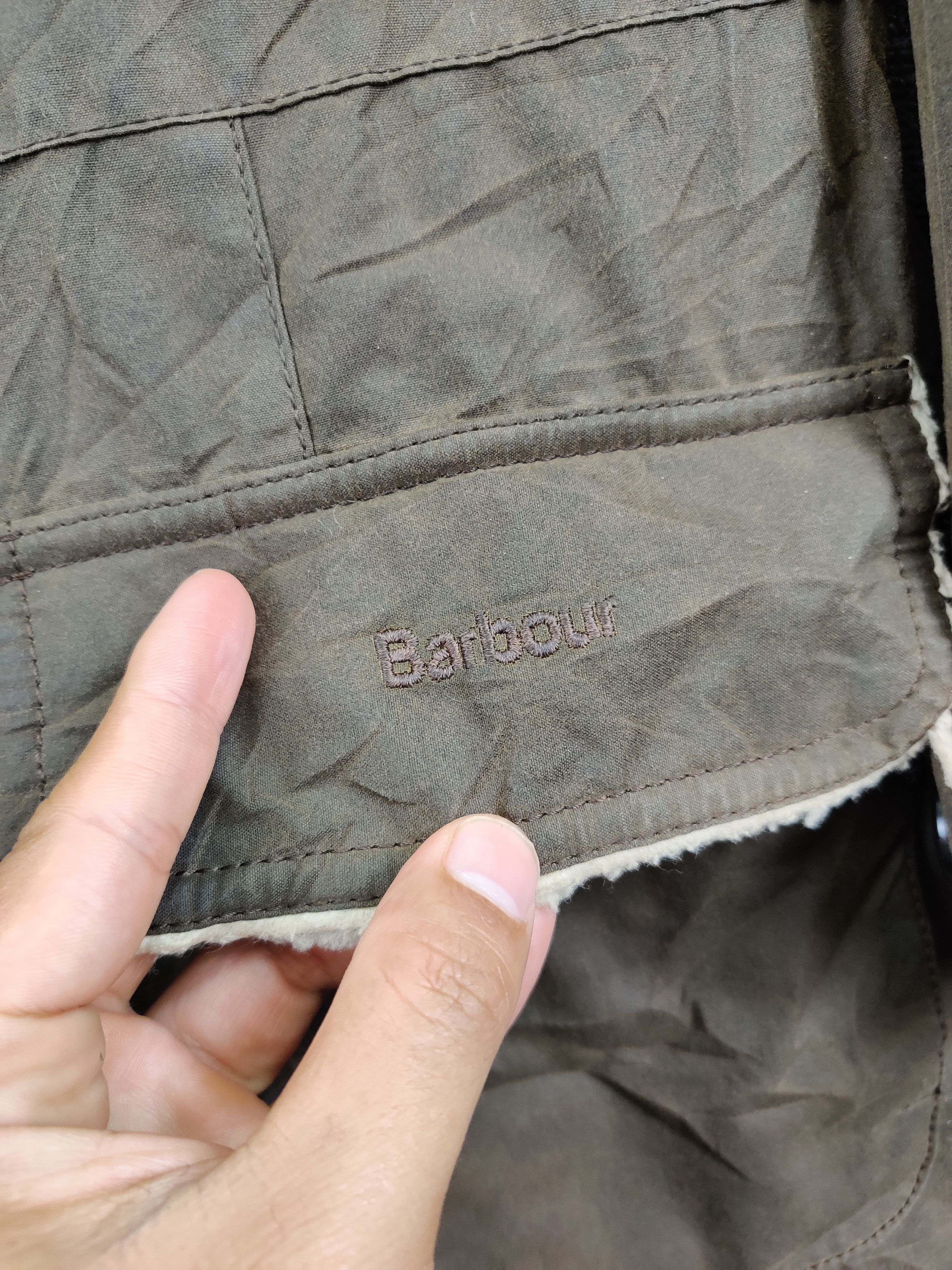 Barbour Vintage 90s Barbour Tartan Waxed Duffle Coat Size US M / EU 48-50 / 2 - 11 Thumbnail