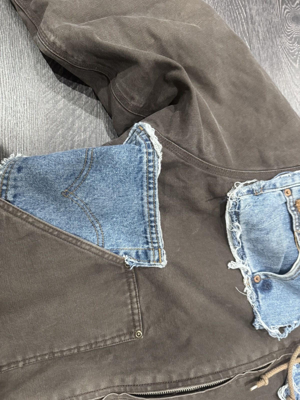 Vintage Knotwtr deniem sewed Jacket Size US L / EU 52-54 / 3 - 2 Thumbnail
