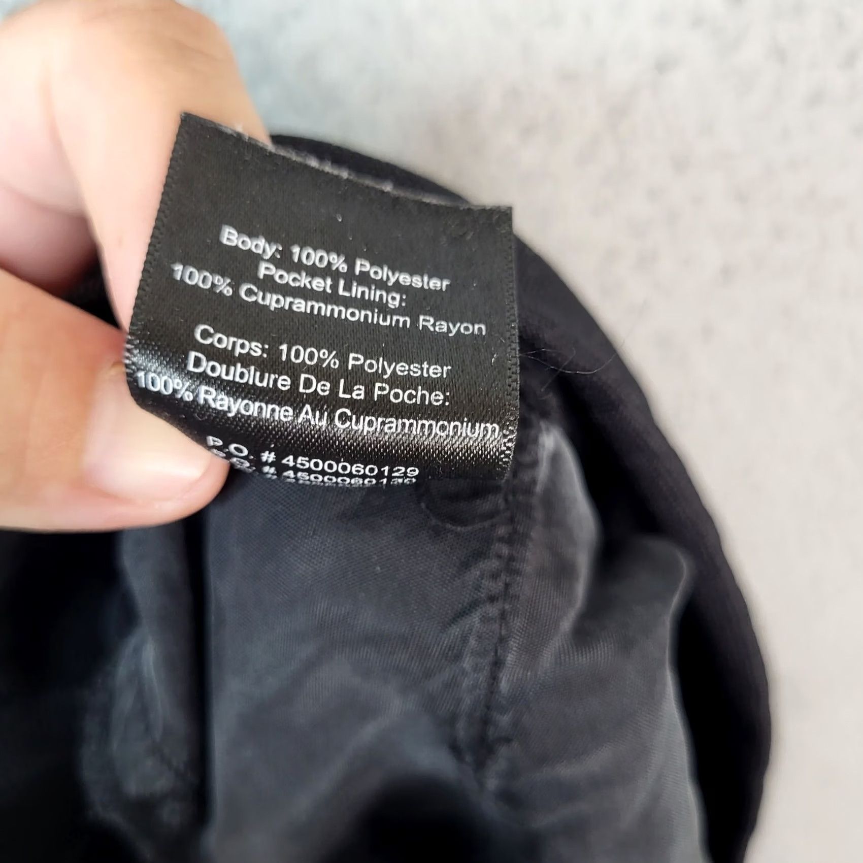 Vintage Babaton Black Pants Women Size 2 Regular Leg Skinny Ankle Pockets Inseam 23 Mid Rise Front Button Vintage No Size 26" / US 2 / IT 38 - 7 Thumbnail