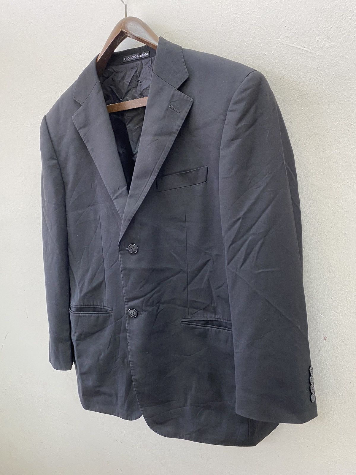 Giorgio Armani Vintage Giorgio Armani Blazer Coat Jacket Made In Italy Size US L / EU 52-54 / 3 - 2 Thumbnail