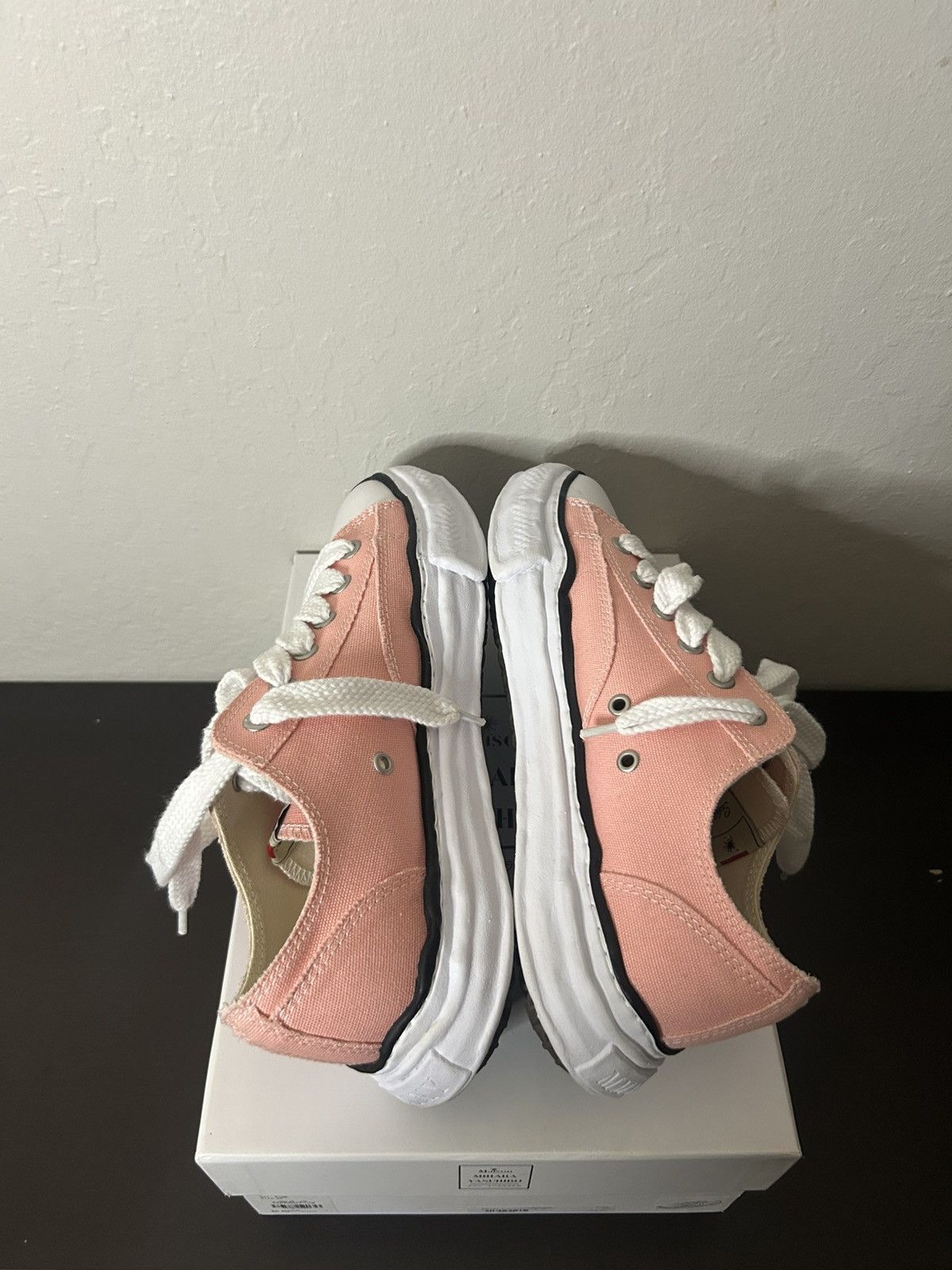 Maison MIHARA YASUHIRO Maison Mihara Pink Peterson OG Low top Sneaker Size US 11 / EU 44 - 4 Thumbnail