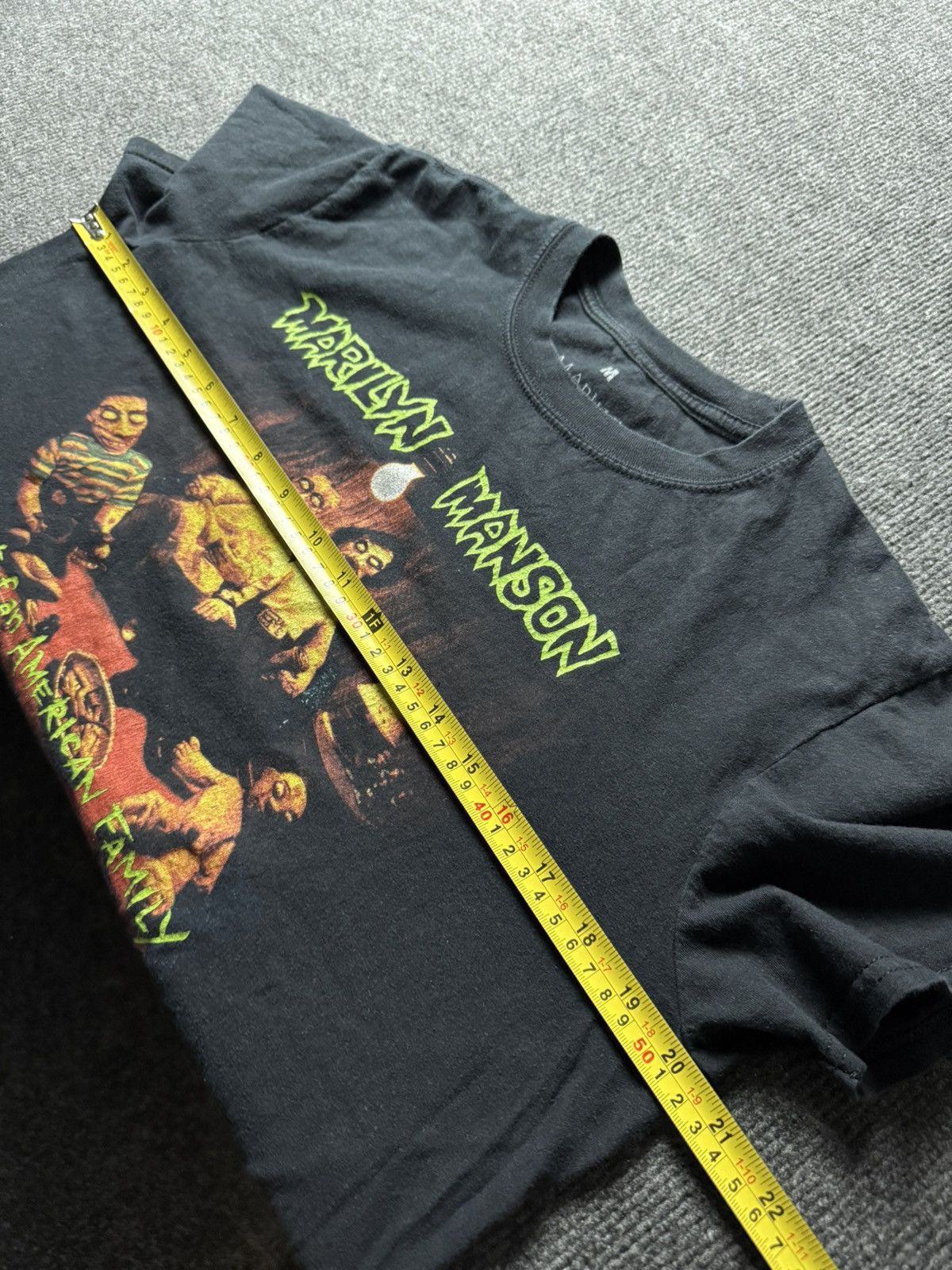 Marilyn Manson 2014 Marilyn Manson Portrait Album Tee Double Sided M Size M / US 6-8 / IT 42-44 - 14 Thumbnail