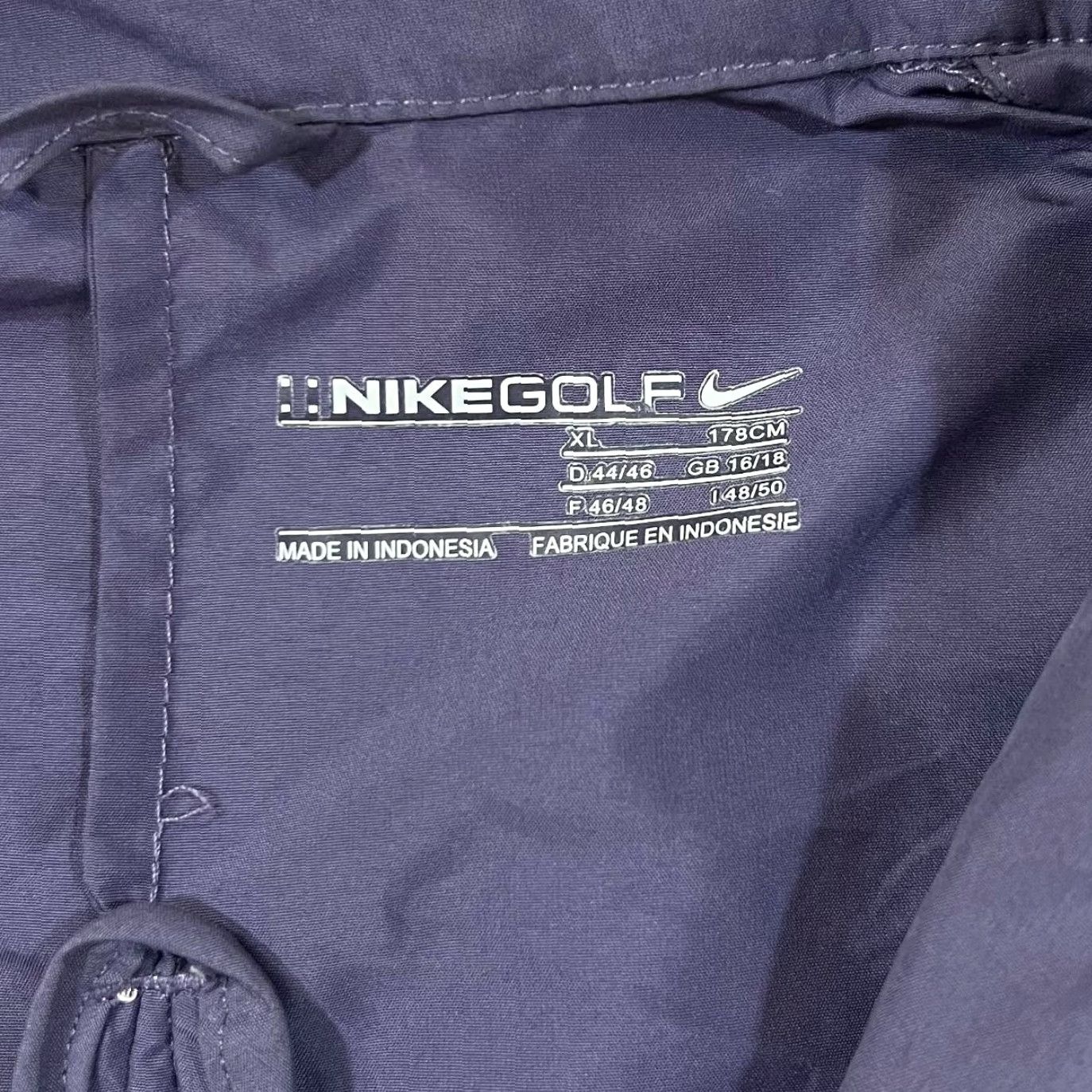 Nike Nike Golf Embroidered Mini Logo Purple Hooded Windbreaker Jacket Women's XL Size XL / US 12-14 / IT 48-50 - 4 Thumbnail