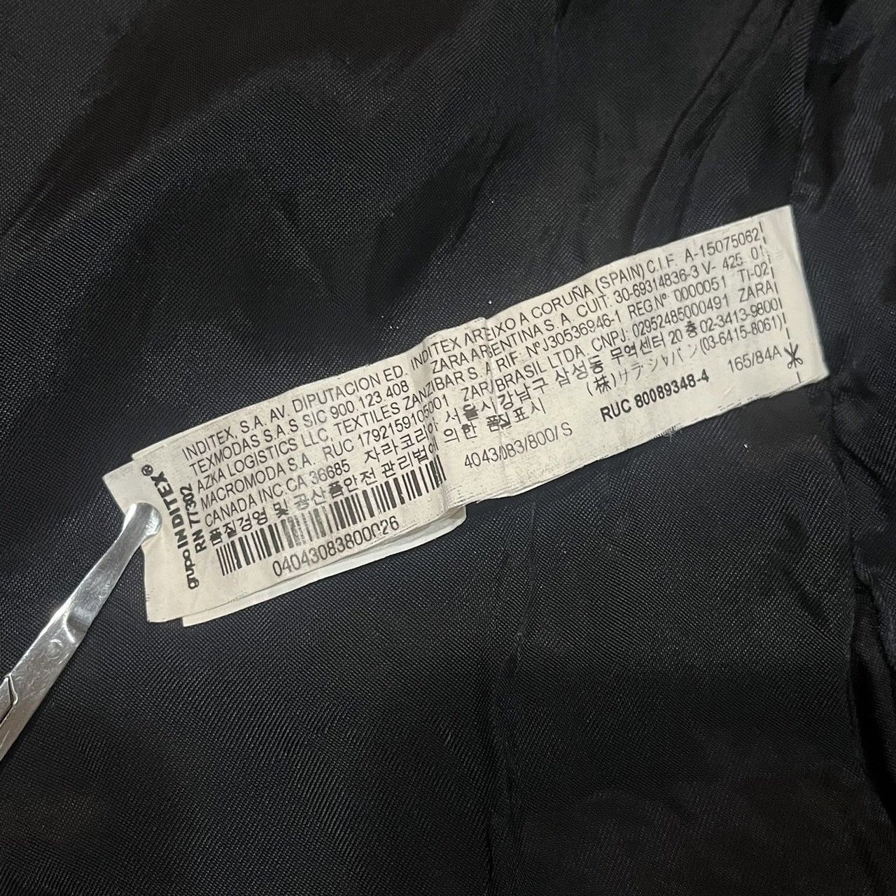 Zara Zara Black Asian Cherry Blossom Embroidered Satin Jacket Size S / US 4 / IT 40 - 10 Thumbnail