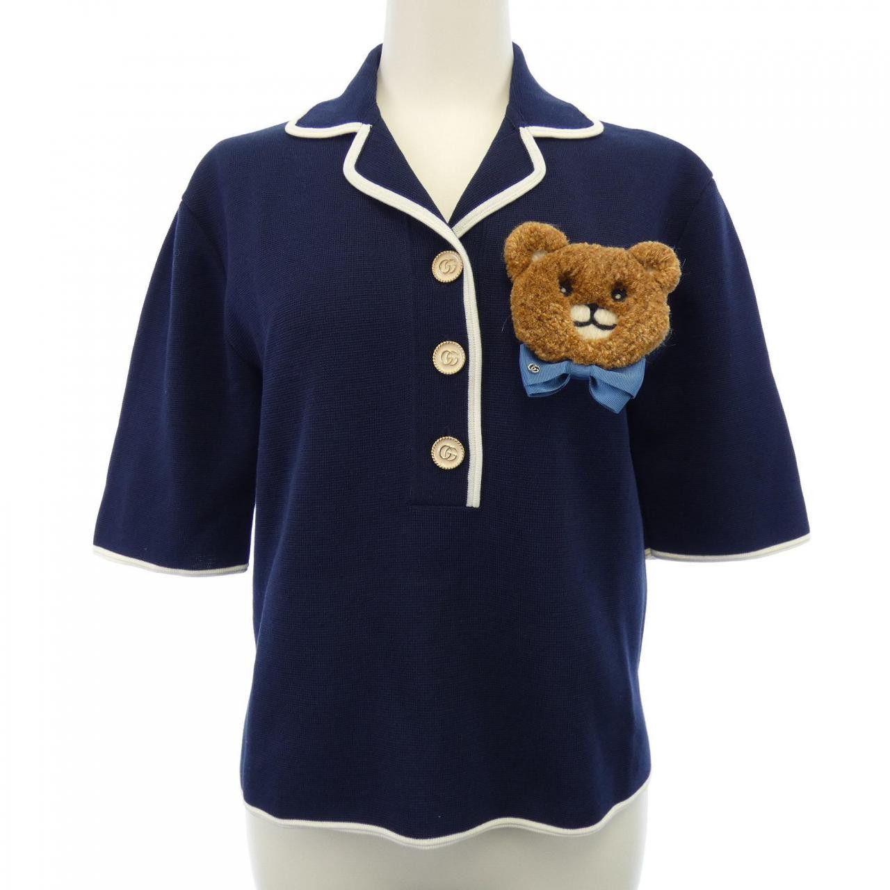 Gucci Gucci Gucci KAI×GUCCI Collection Polo Shirt Textile Tops 659884XKBW0 DUTY FREE for USA Size ONE SIZE - 1 Thumbnail