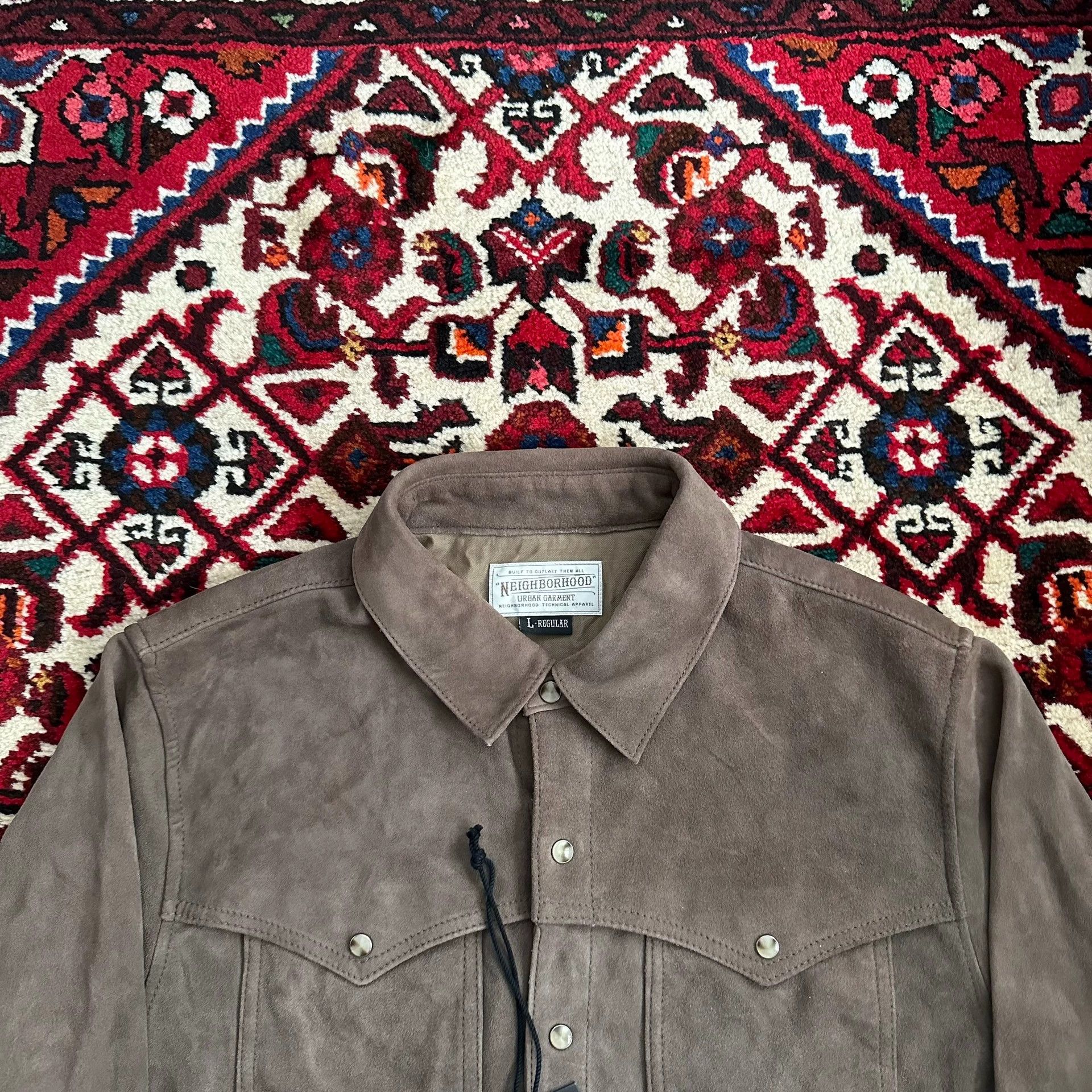 Neighborhood neighborhood 14ss deerskin flannel shirt L NWT Size US L / EU 52-54 / 3 - 4 Thumbnail