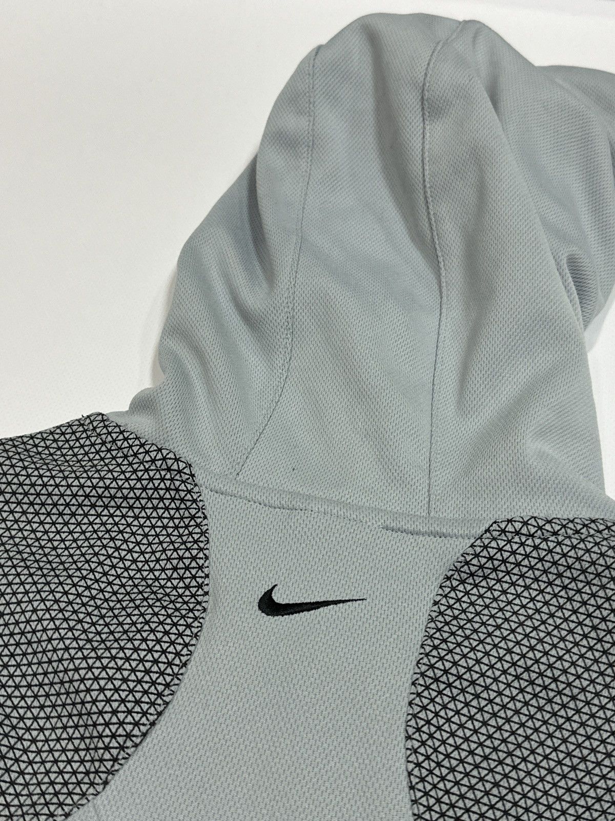 Vintage Vintage Nike Shox Hooded Vest Gray Drill Men’s M Size Size US M / EU 48-50 / 2 - 5 Thumbnail