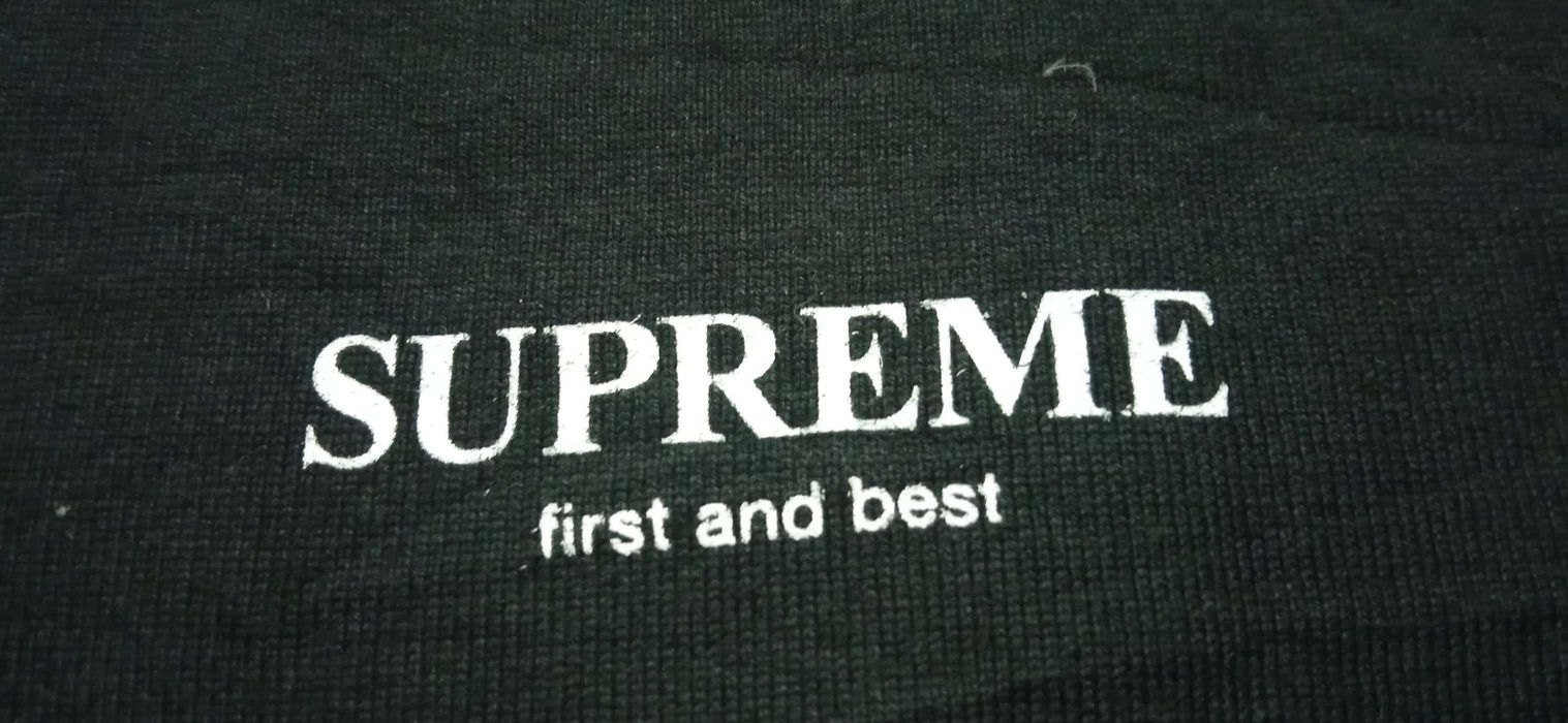 Supreme first and 2024 best tee black