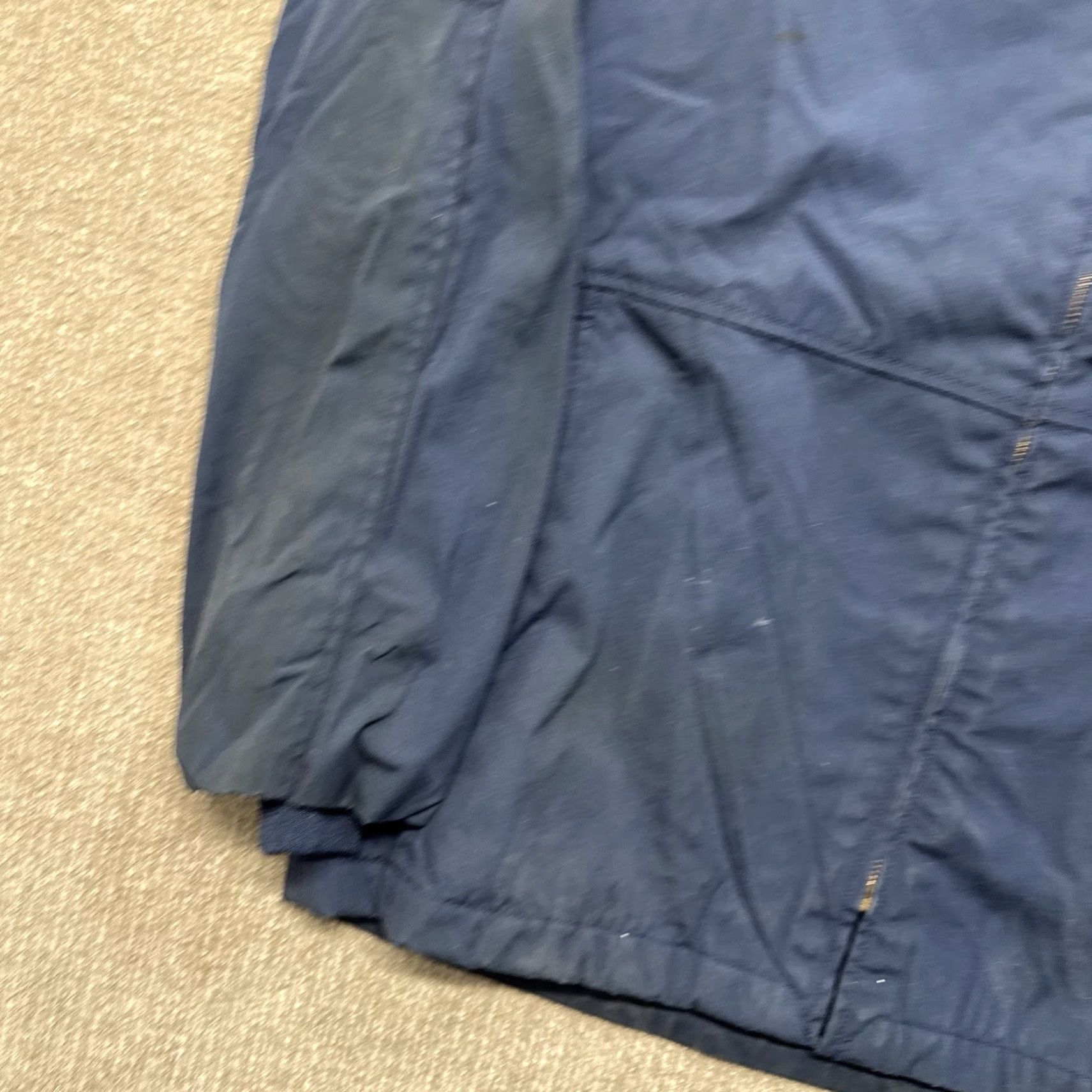 Vintage VINTAGE US Navy Deck Jacket Mens 40L Blue Military Cotton Blend Full Zip Workwear Stencil 80s 70s Size US XXS / EU 40 - 4 Thumbnail