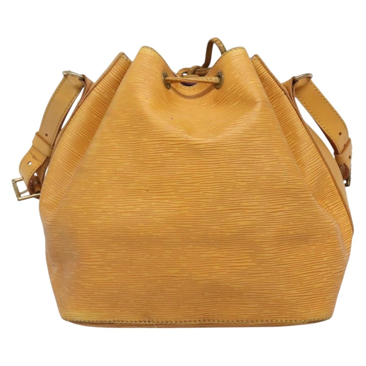 Louis Vuitton LOUIS VUITTON Epi Petit Noe Shoulder Bag Yellow M44109 Size ONE SIZE - 3 Thumbnail