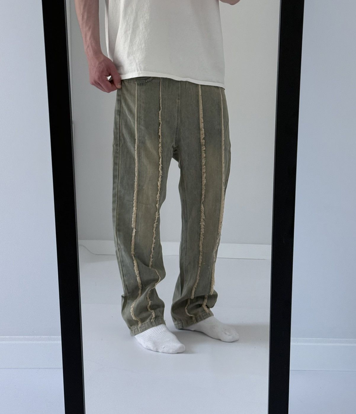 Other Vintage y2k buggy wide track streetwear avantgarde jeans Size US 31 - 7 Thumbnail