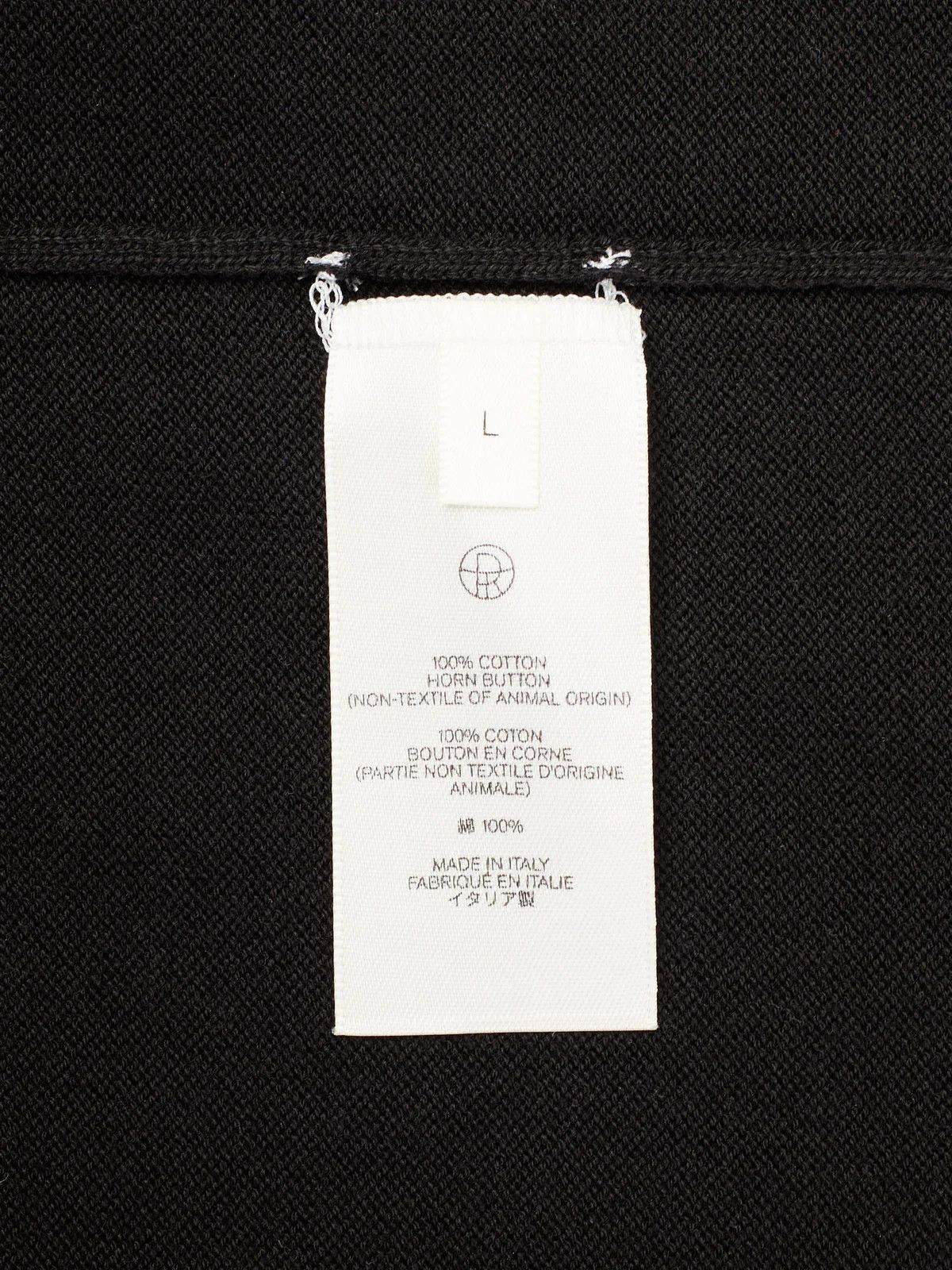 The Row THE ROW "Mael" Black Cotton Oversized Short Sleeve Shirt Size US L / EU 52-54 / 3 - 6 Thumbnail