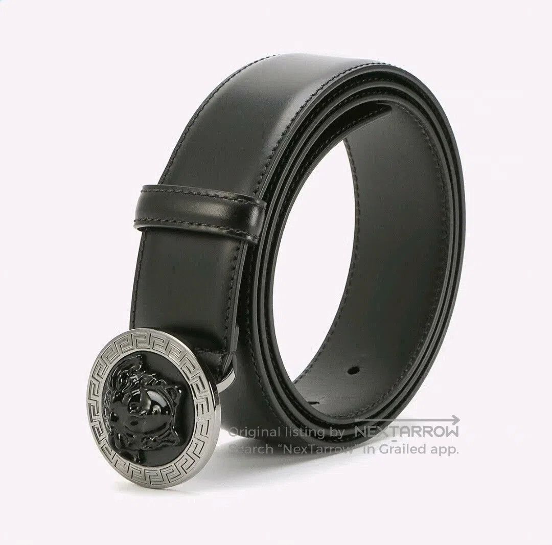 Versace VERSACE Men's Medusa Logo Belt. Size ONE SIZE - 2 Thumbnail