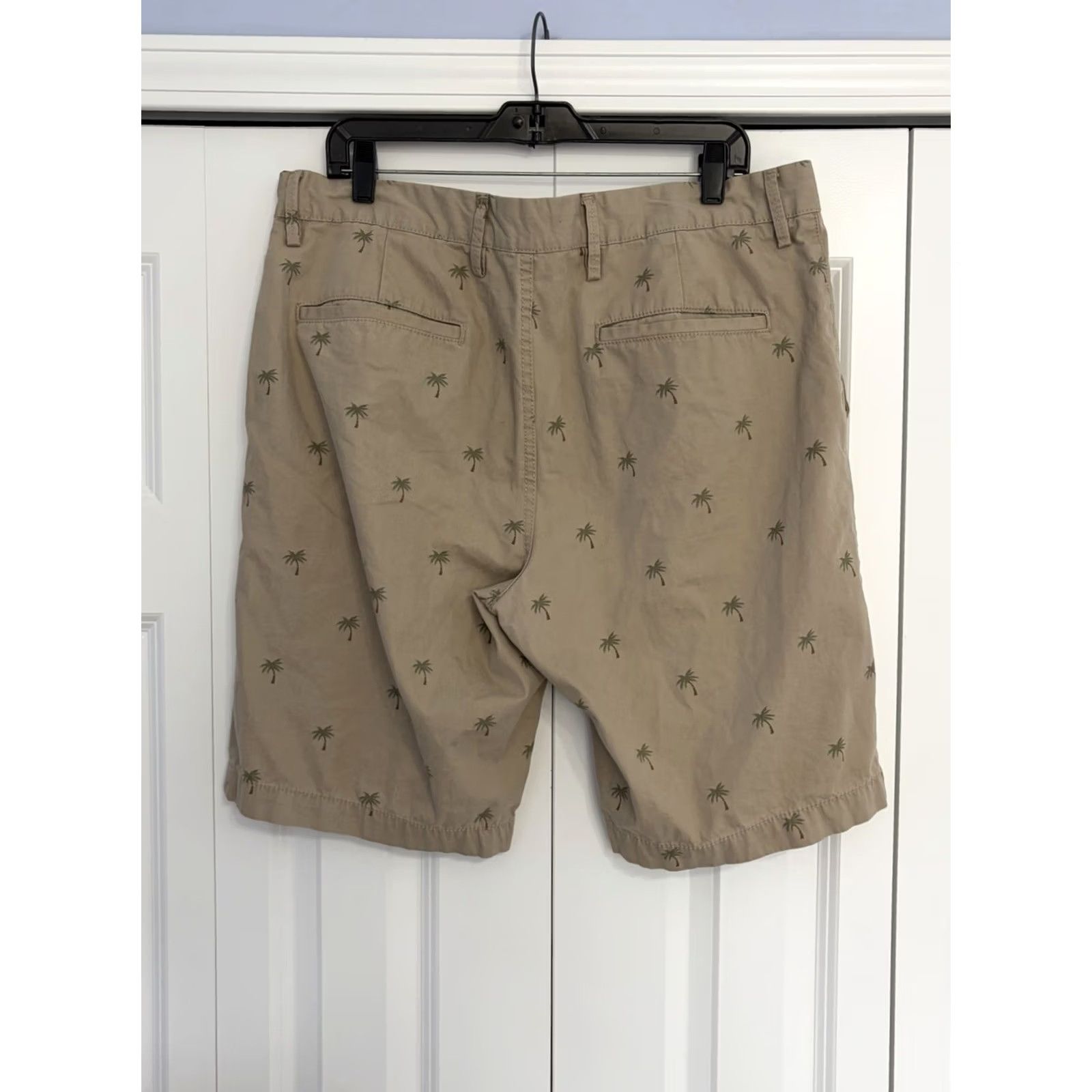 Gap VINTAGE Gap Chino Lived In Short Men's Beige Palm Trees size 36 Size US 36 / EU 52 - 2 Thumbnail