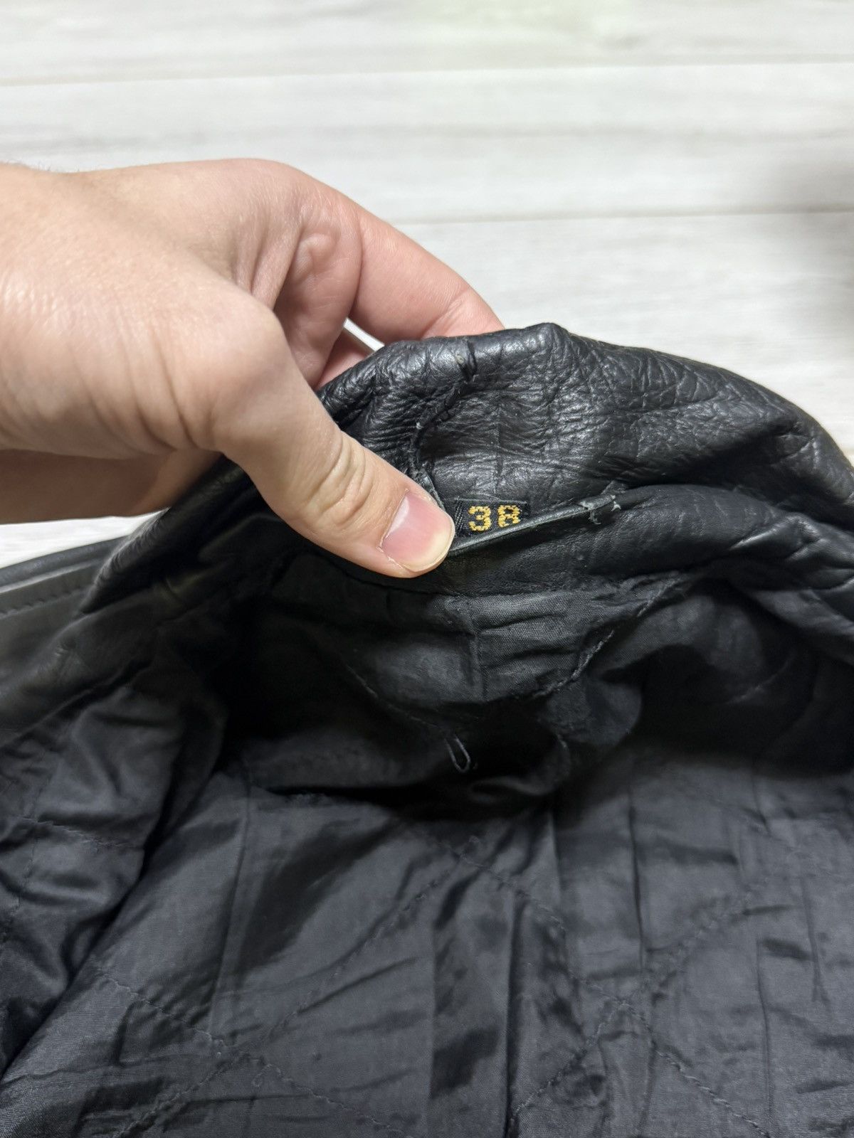 Genuine Leather Leather biker jacket vintage, zip up Size XS / US 0-2 / IT 36-38 - 7 Thumbnail