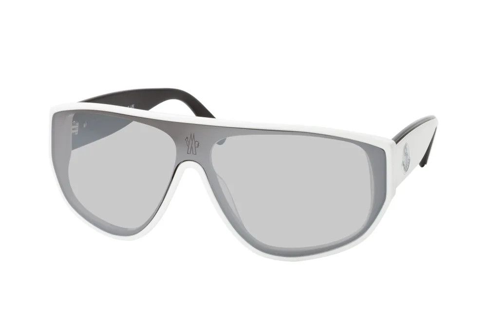 Moncler o1y0225 Size : OS / 99 mm Sunglasses in White/Grey Size ONE SIZE - 2 Thumbnail