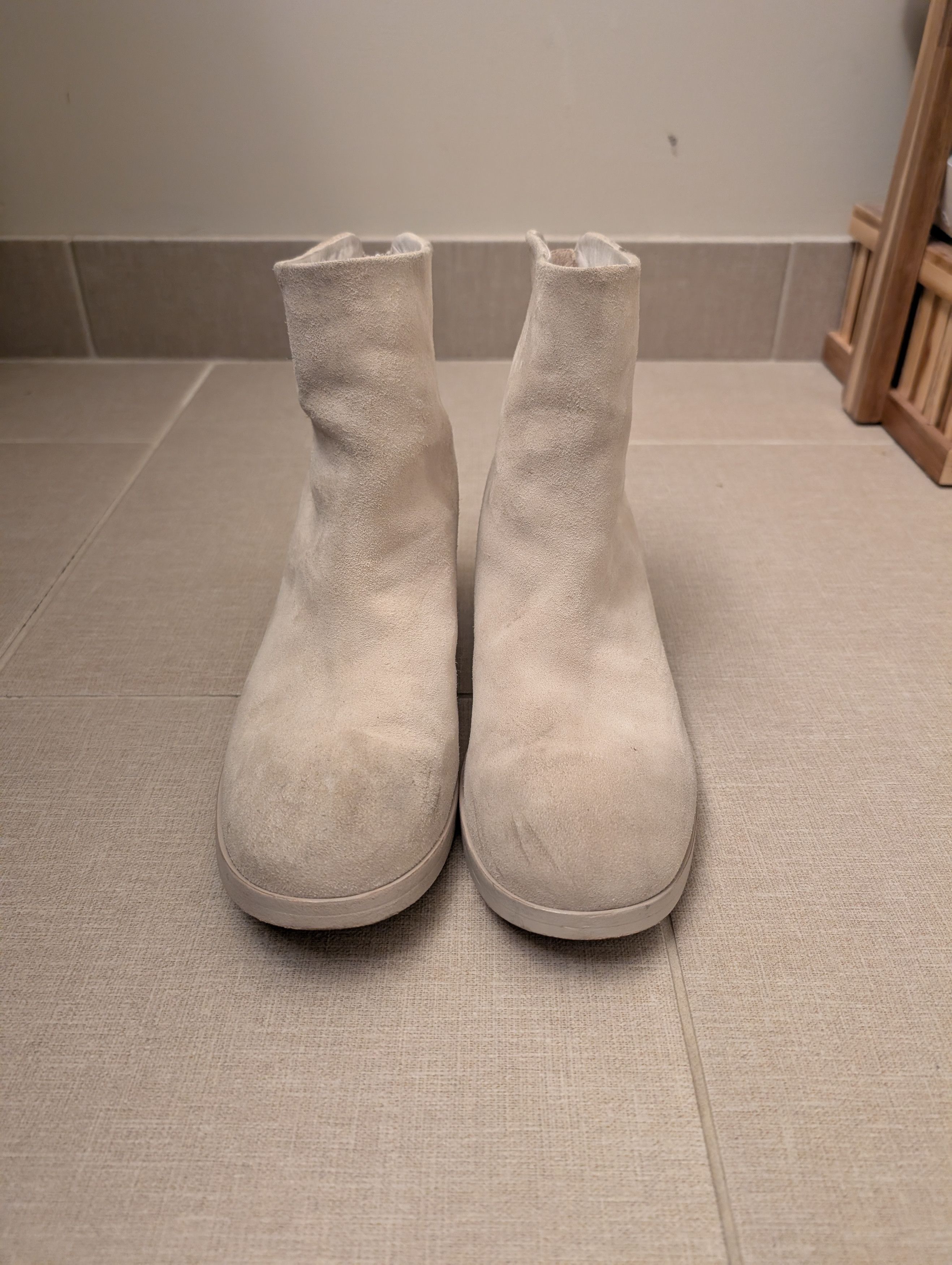 Marsell Marsell Grey Suede Zip-Up Ankle Boots Size US 6.5 / EU 39-40 - 1 Thumbnail