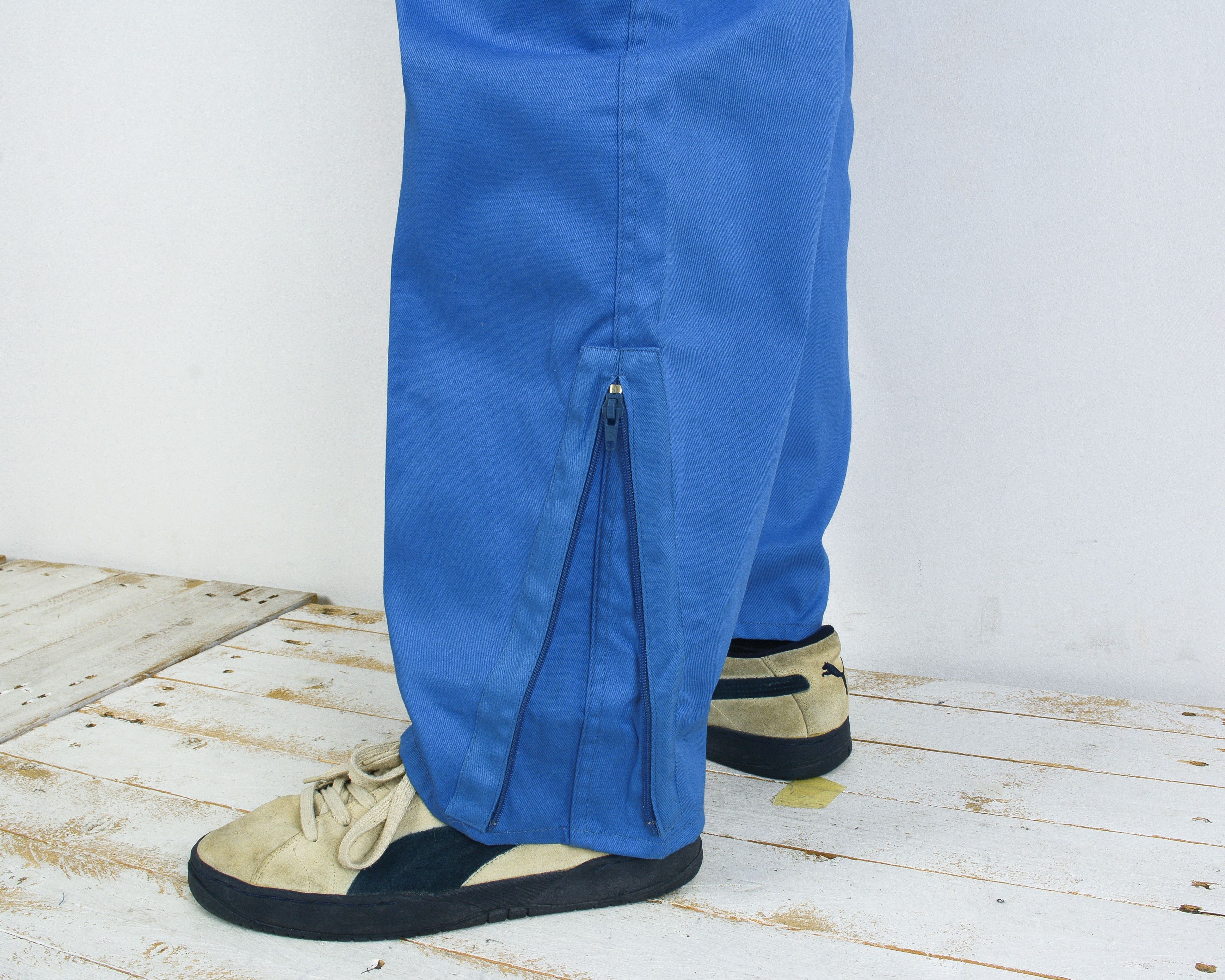Japanese Brand ITURRI Crispy Cotton Overalls UK 42 US Boilersuit Jumpsuit L Size US 36 / EU 52 - 6 Thumbnail