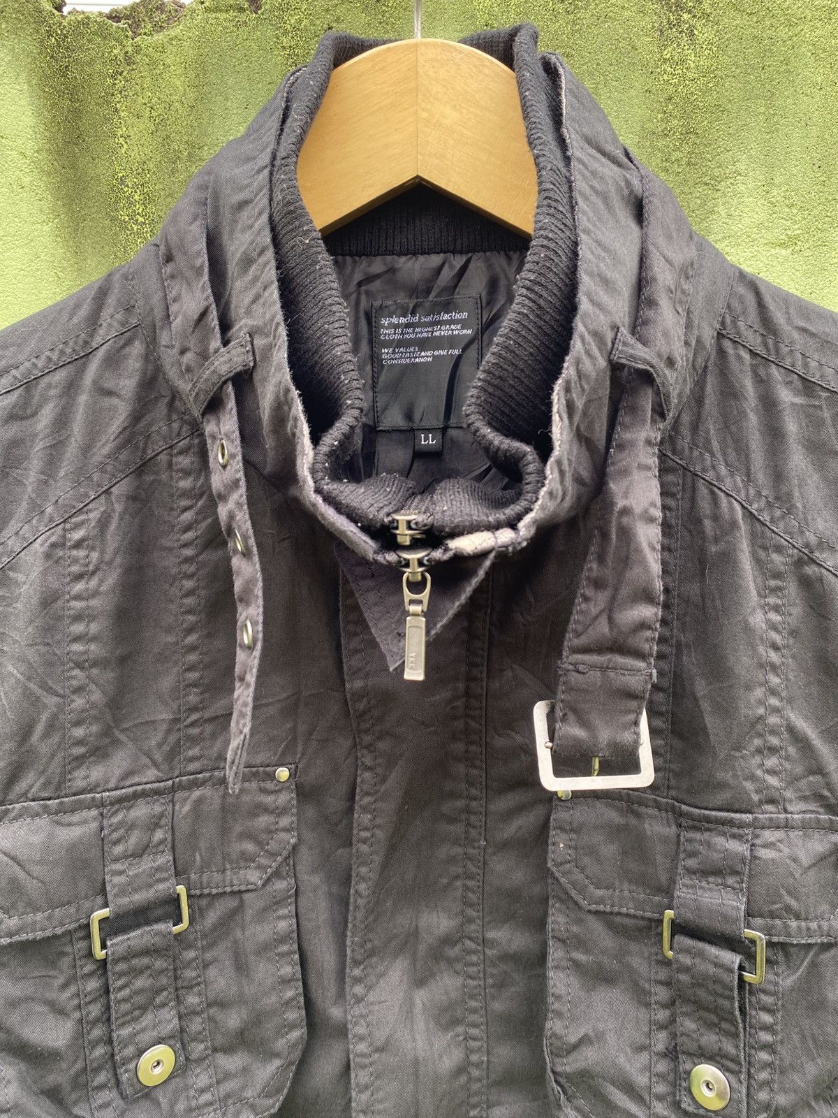 Japanese Brand Splendid Satisfaction Vintage Multi-Pocket Utility Jacket Size US XL / EU 56 / 4 - 2 Thumbnail