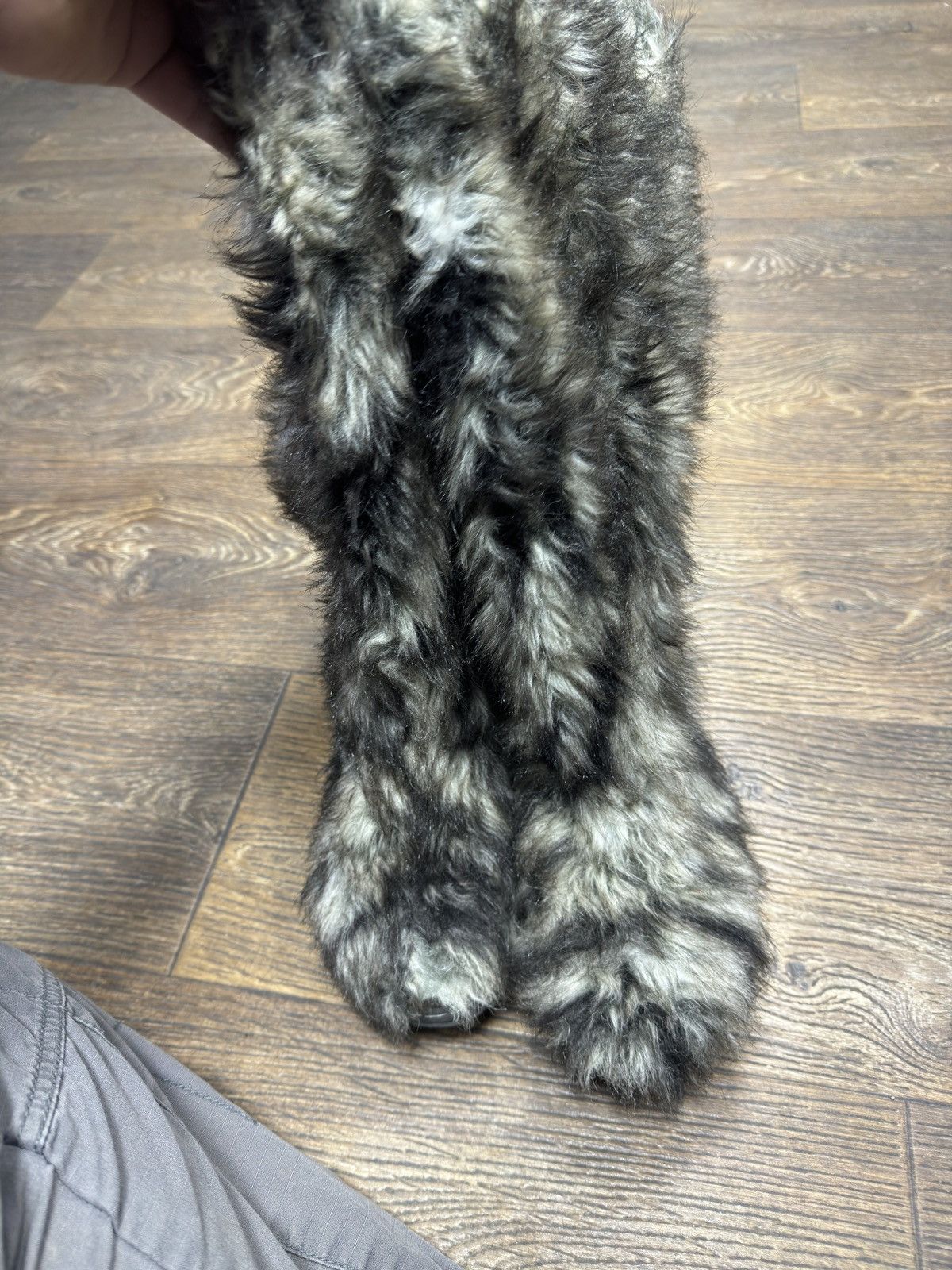 If Six Was Nine × Japanese Brand × Moon Boot Vintage Fur Rick Owens Style Yeti Boots Size US 8 / IT 38 - 4 Thumbnail