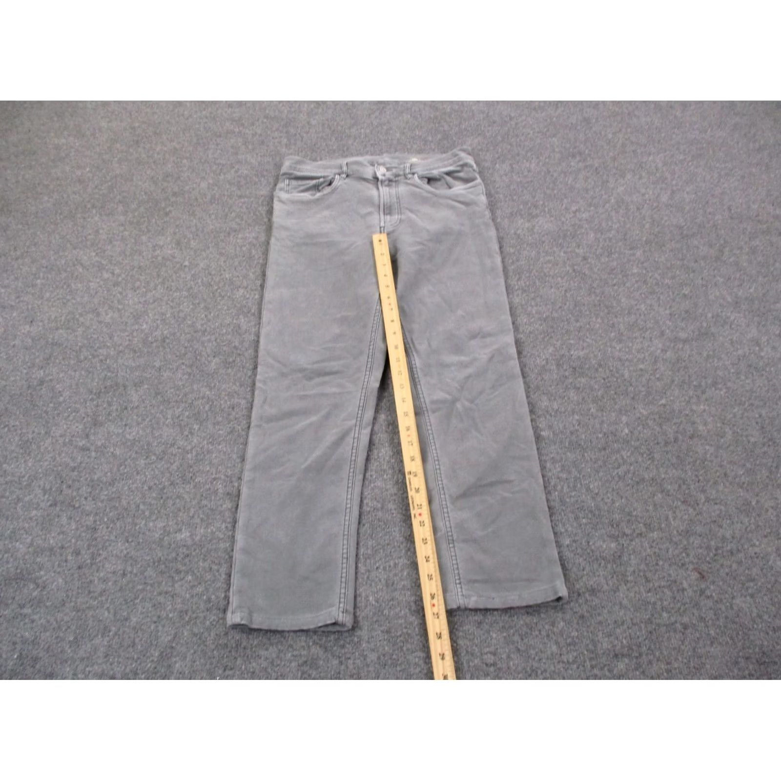 Faherty Faherty Pants Mens 32 Gray Chino Stretch Preppy Straight Business Casual Jeans Trousers Regular Gray Mens Size US 32 / EU 48 - 3 Thumbnail