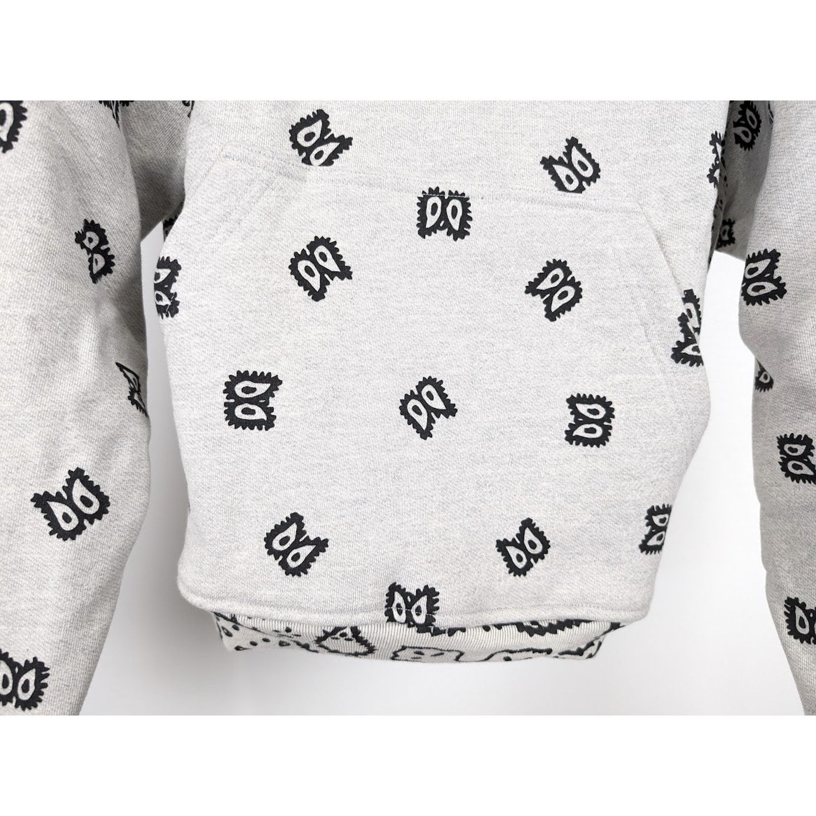 Rhude o1rshd1 Rhude Bandana Hoodie in Heather Grey Size US XL / EU 56 / 4 - 7 Thumbnail