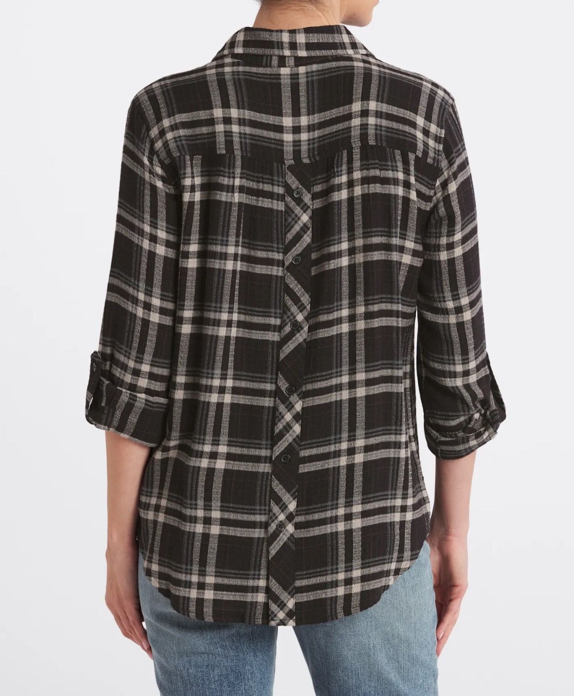 Other STITCH FIX COSMIC BLUE LOVE Maci Relaxed Half Button Down Size S / US 4 / IT 40 - 3 Thumbnail
